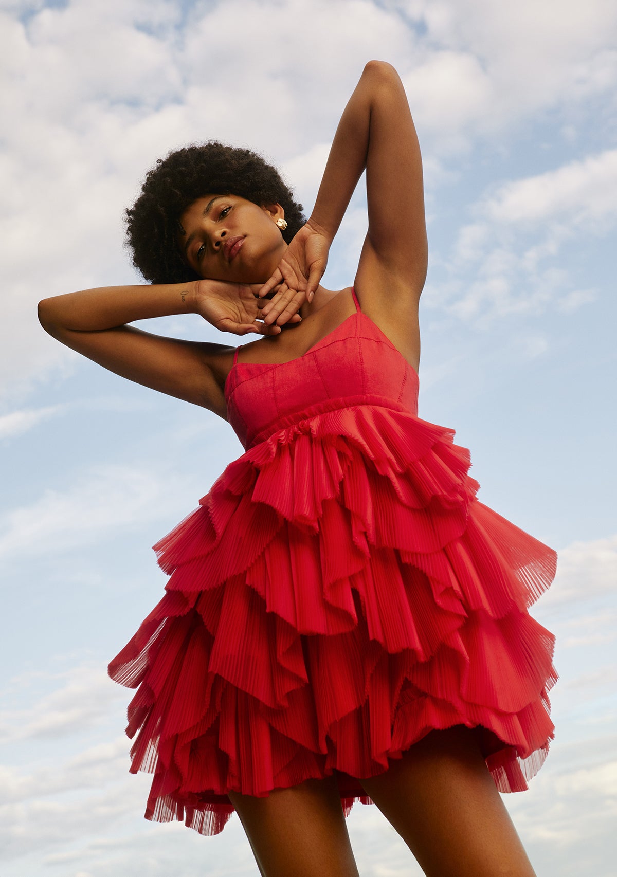 aje le mempris strappy ring midi dress AJE - Solstice Strappy Ring Midi Dress