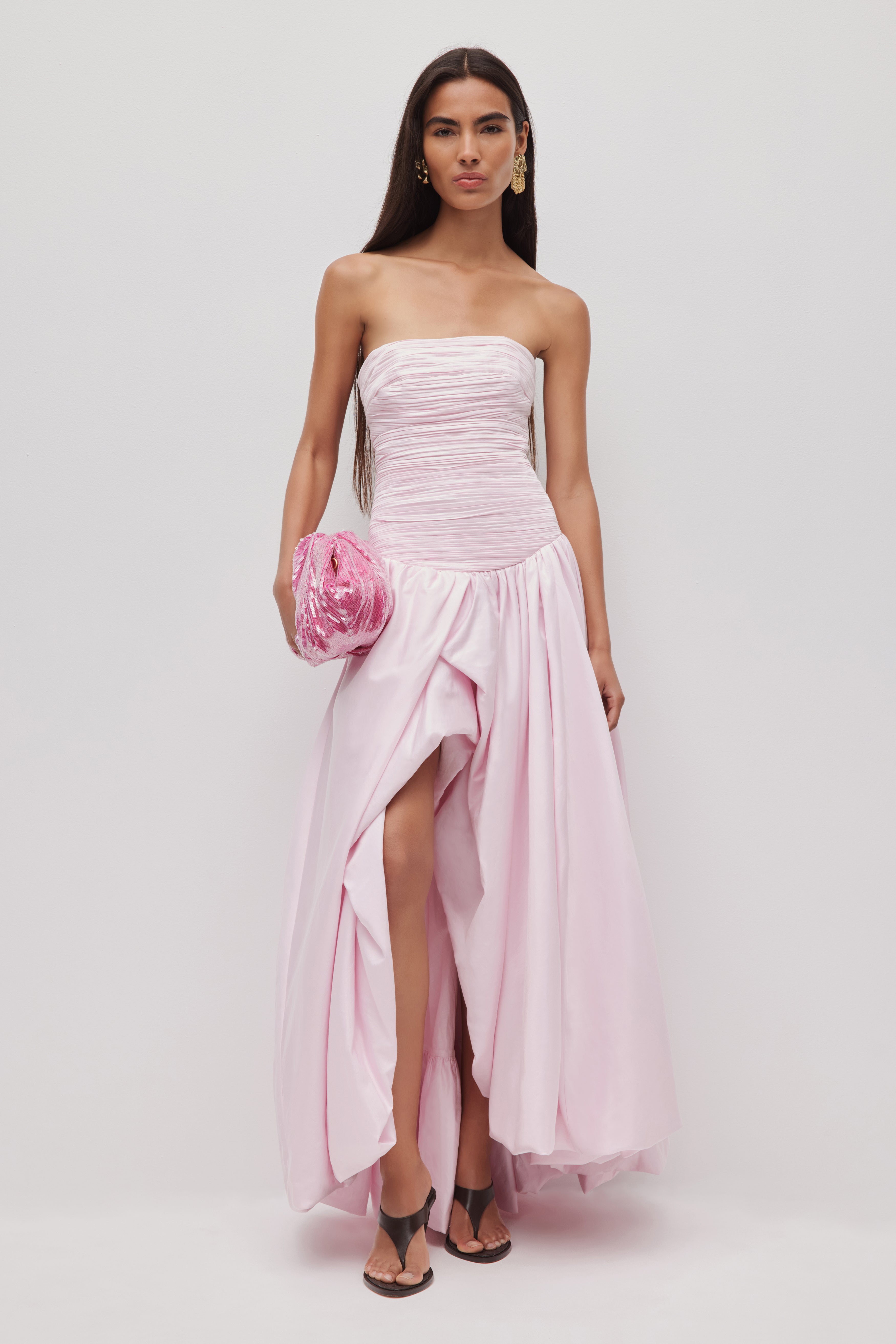 Violette Bubble Hem Maxi Drs Violette Bubble Hem Maxi Drs