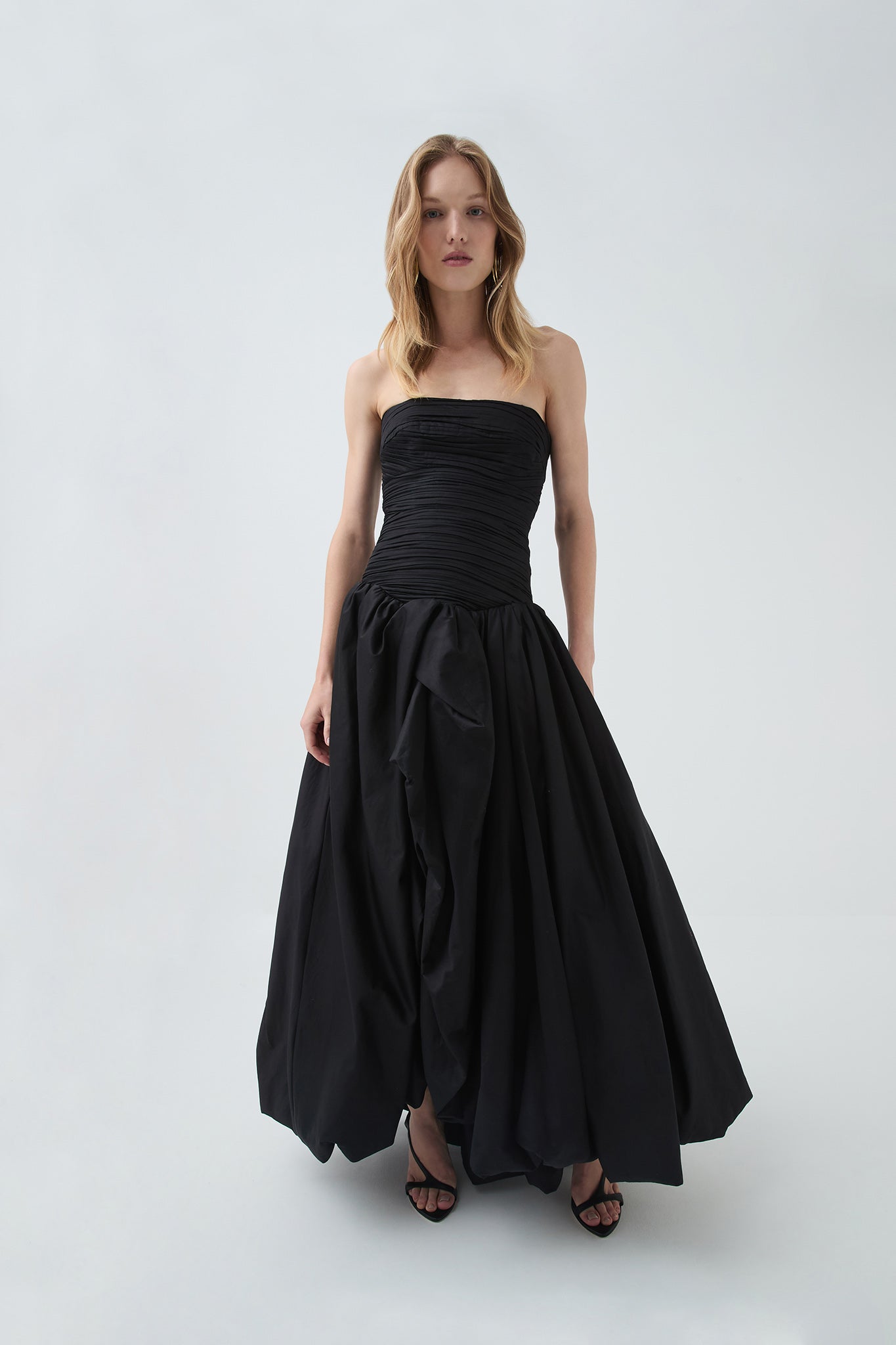violette bubble hem maxi dress Aje - Deep Magenta (Size 6) Goldie's Aje Violette Bubble Hem Maxi