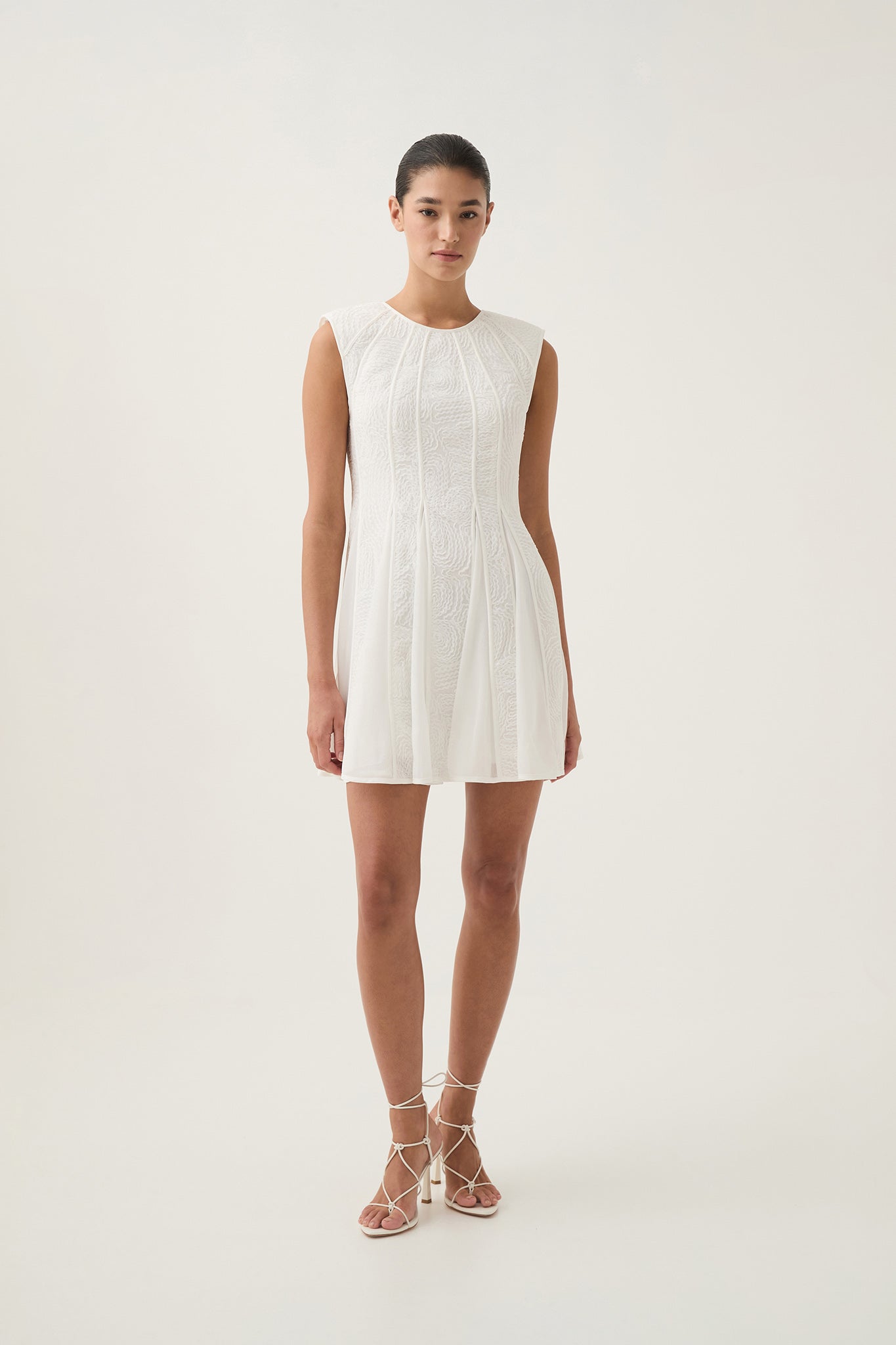 aje ivory dress Star Midi Dress | Ivory