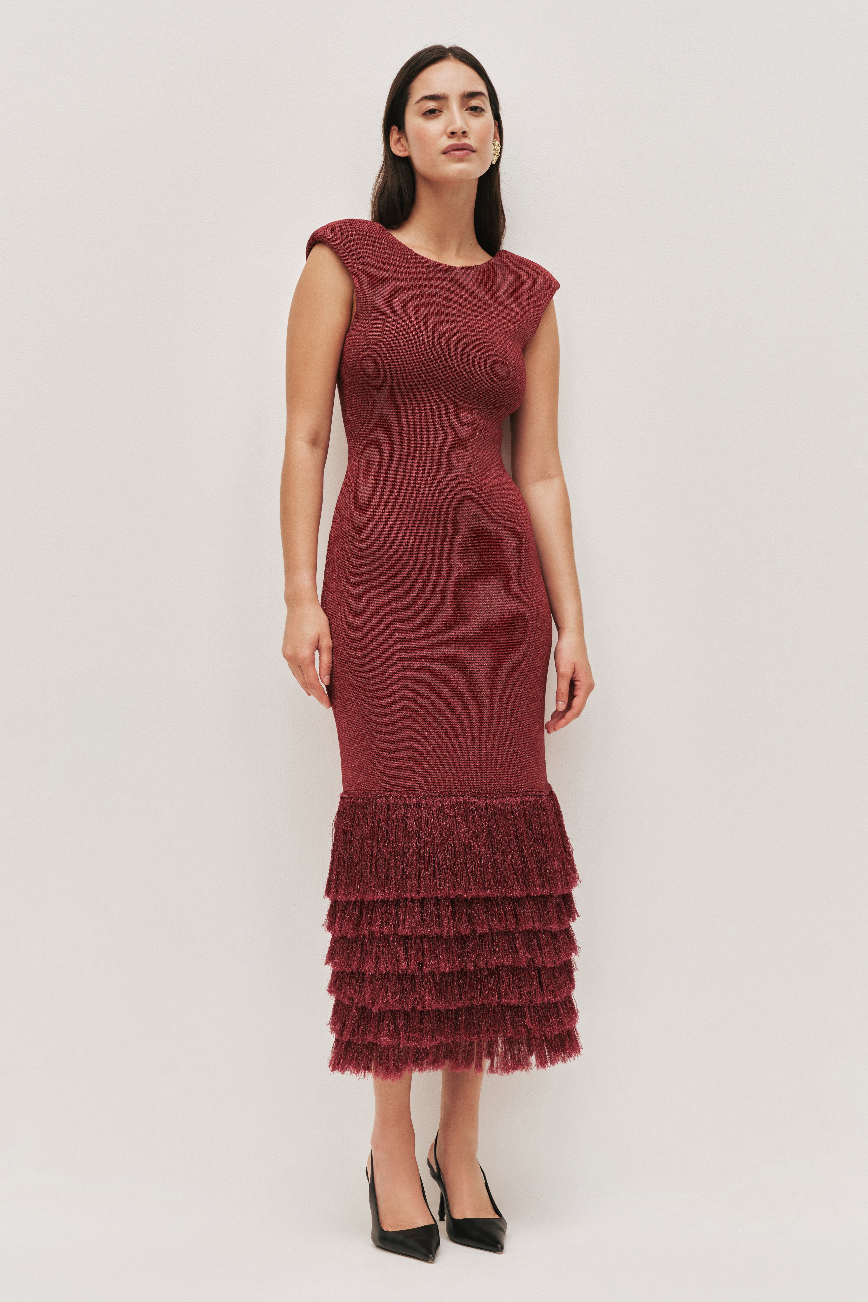knee length dresses for ladies Breeze Knit Midi Dress main image 0