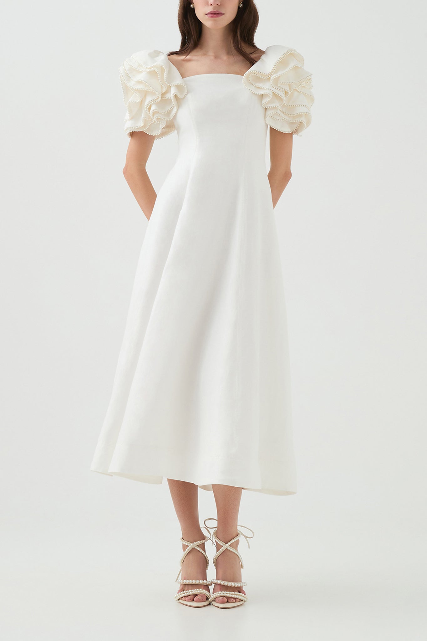 twyla midi dress Twyla Midi Dress | Ivory