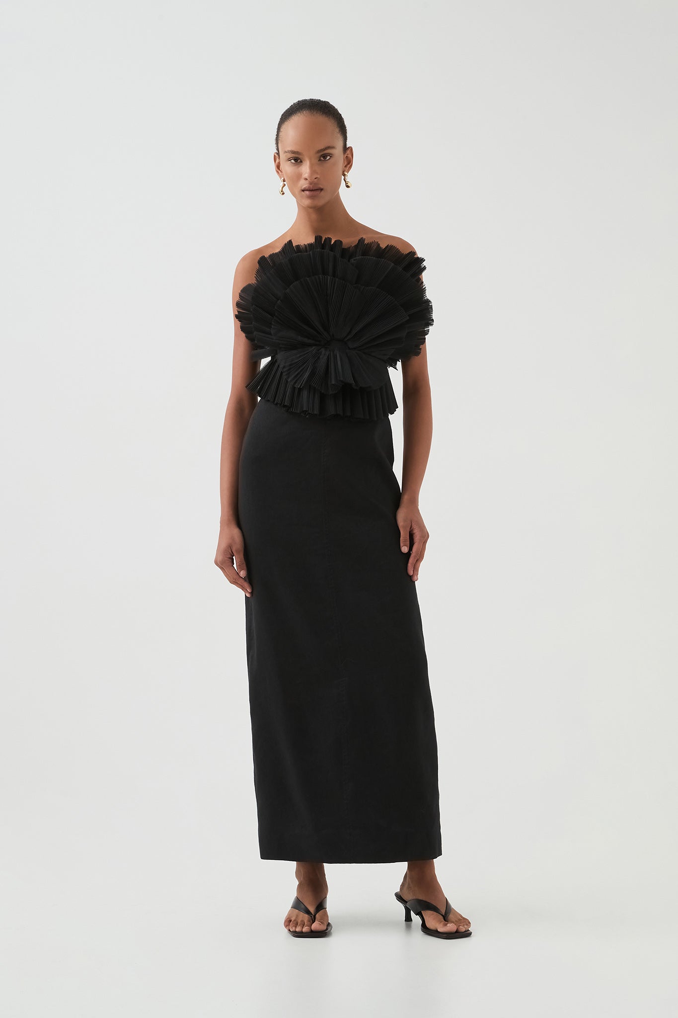 aje kira midi dress Aje Kira Midi Dress - Blue