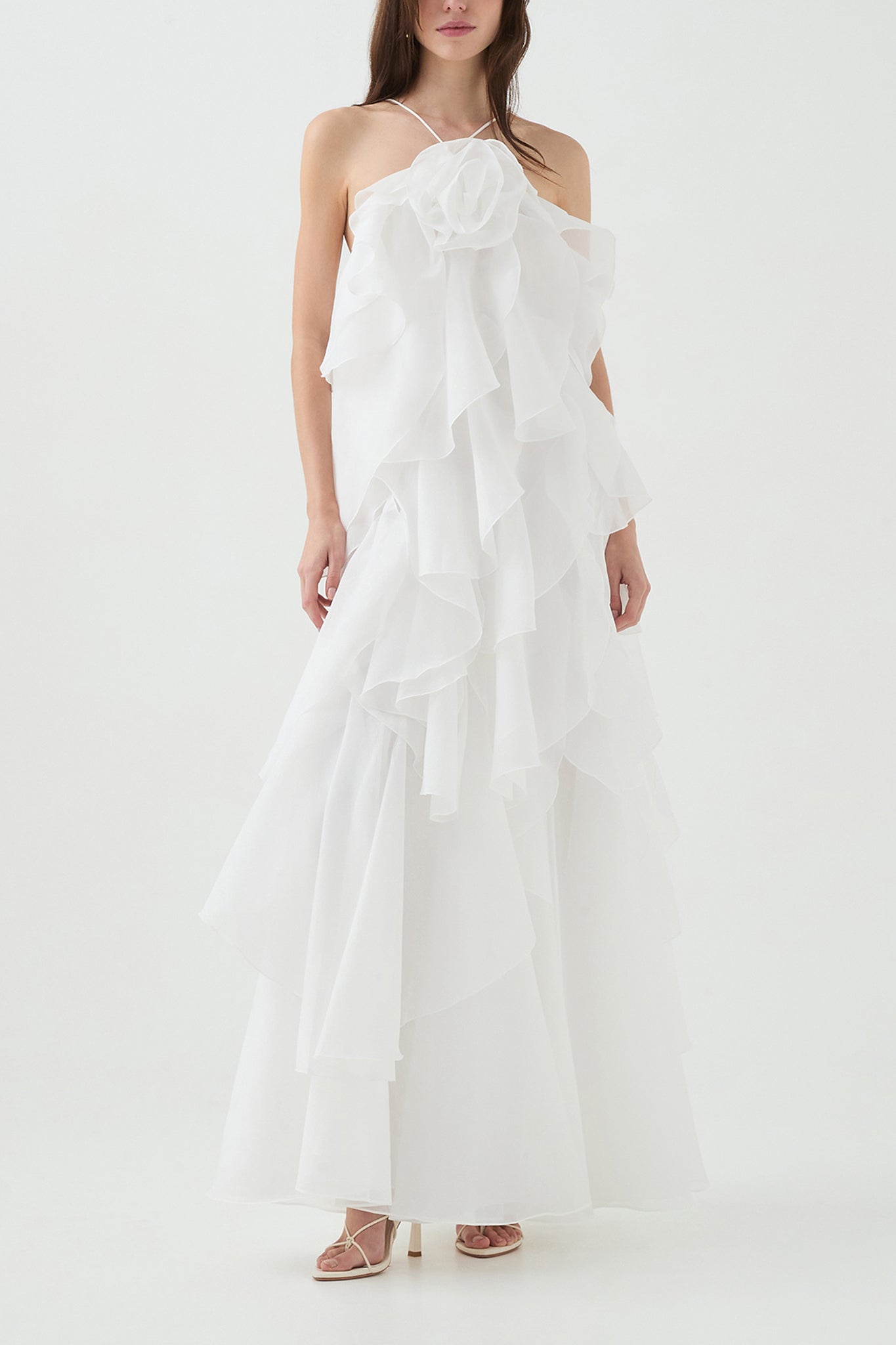 Pandorea Layered Maxi Dress-IVORY / 10 Pandorea Layered Maxi Dress-IVORY / 10