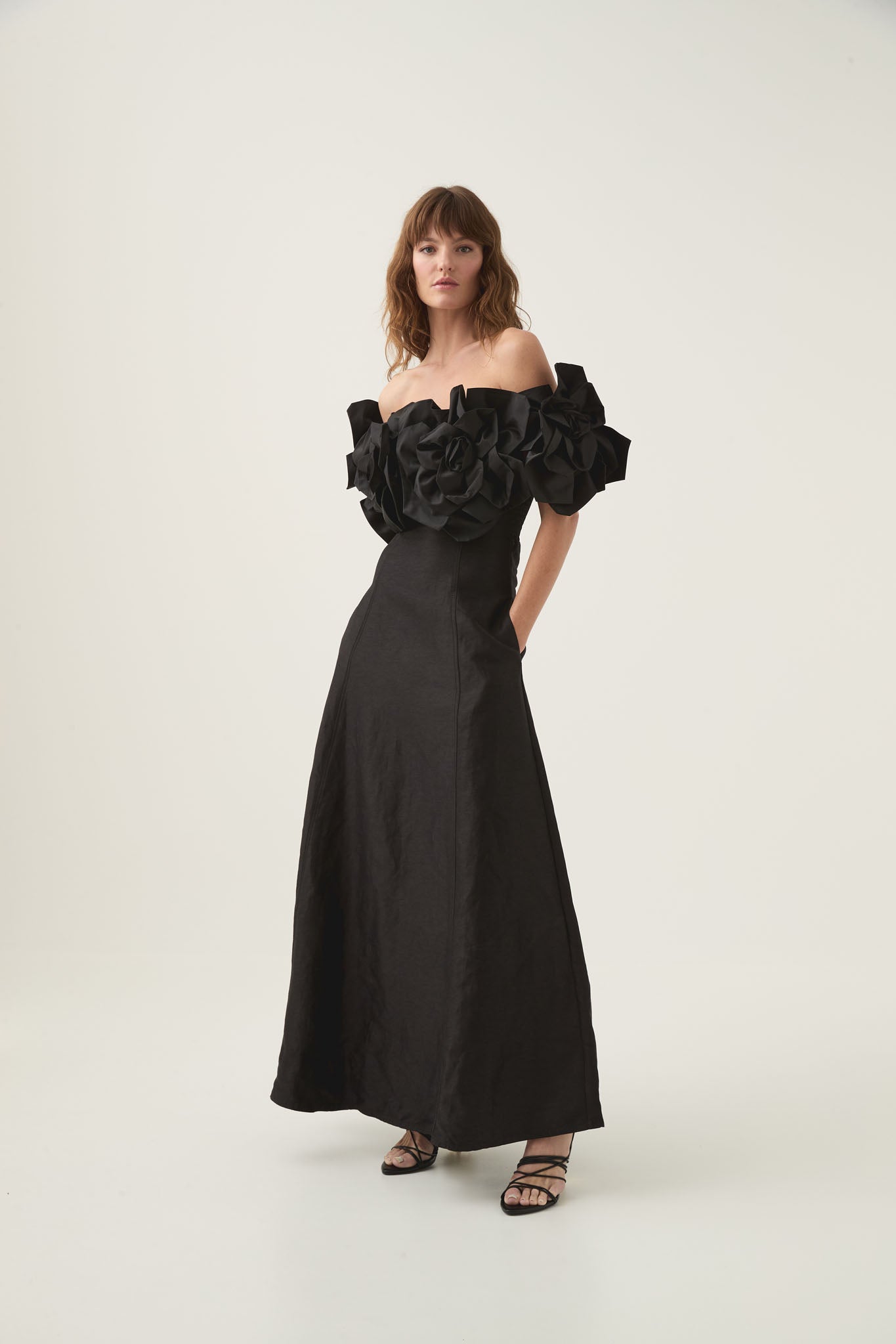 Etta Midi Dress-BLACK / 4 Etta Midi Dress-BLACK / 4