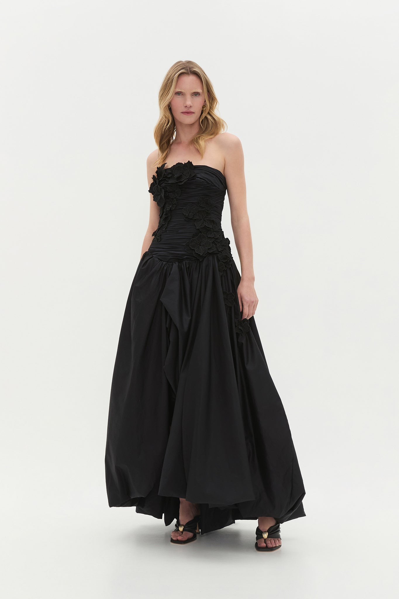 Splendour Flower Gown-BLACK / 4 Splendour Flower Gown-BLACK / 4