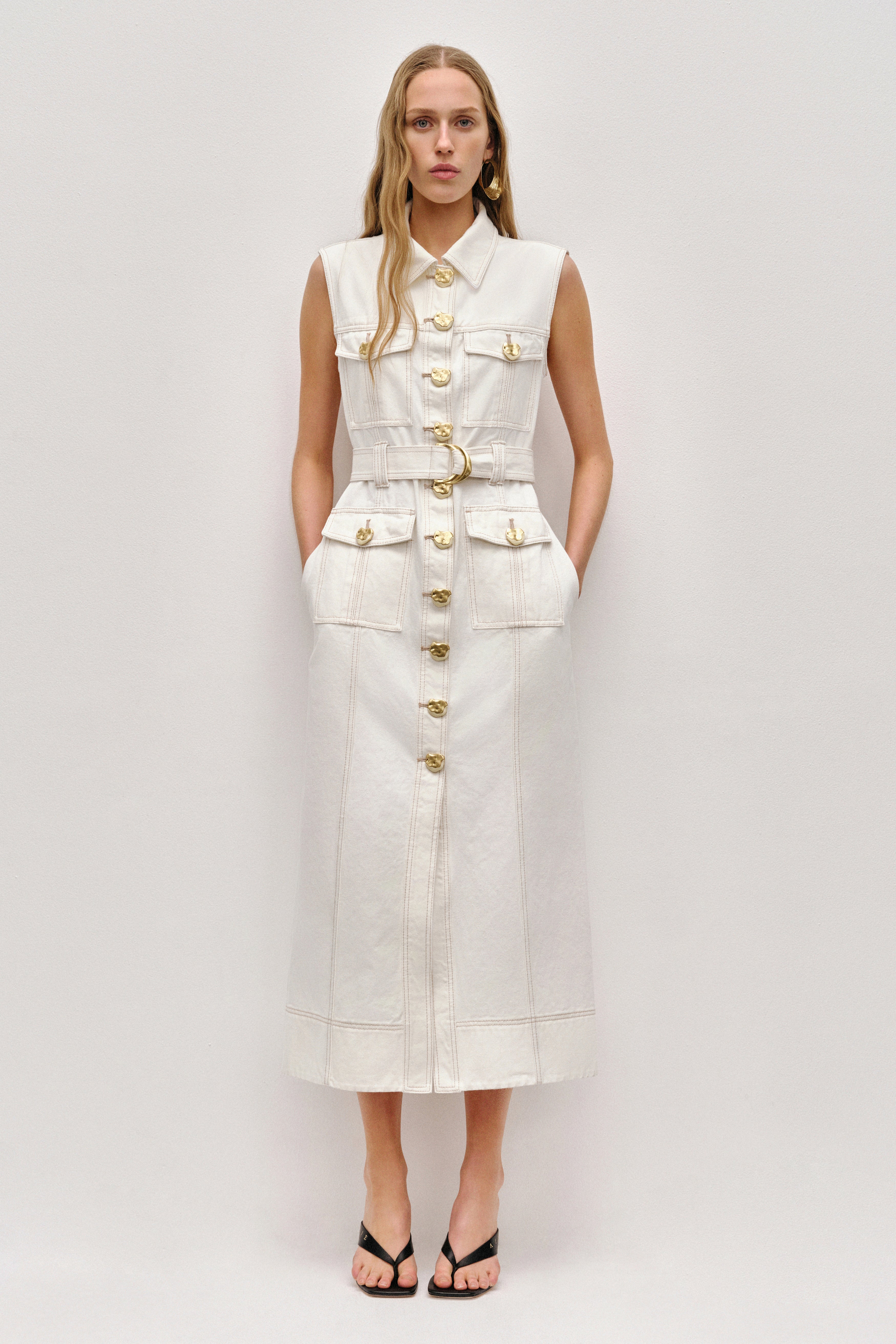 Ivy Denim Midi Dress Ivy Denim Midi Dress