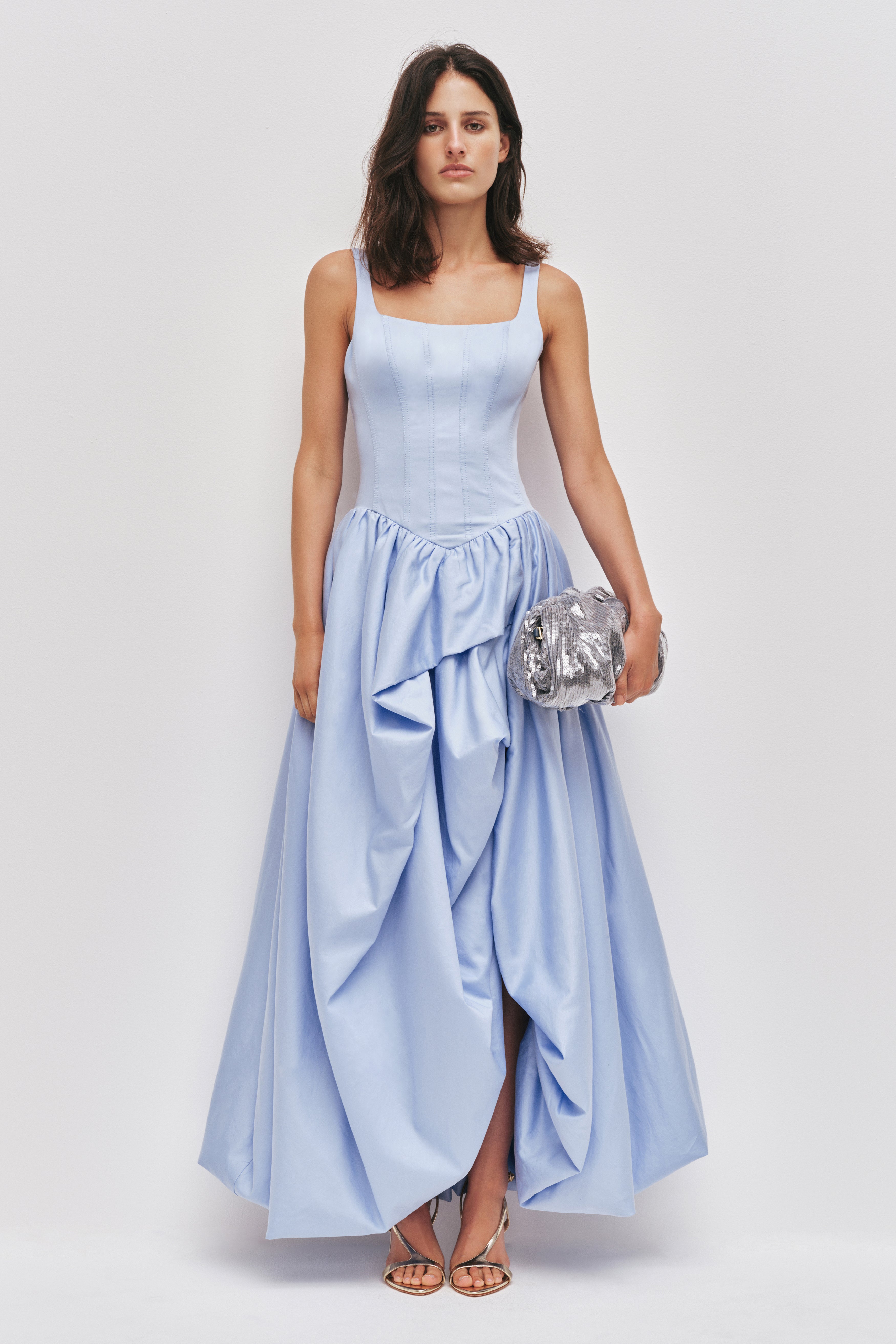 Alani Gown | Pale Blue | Aje Aje International Alani Gown | Pale Blue | Aje Aje International