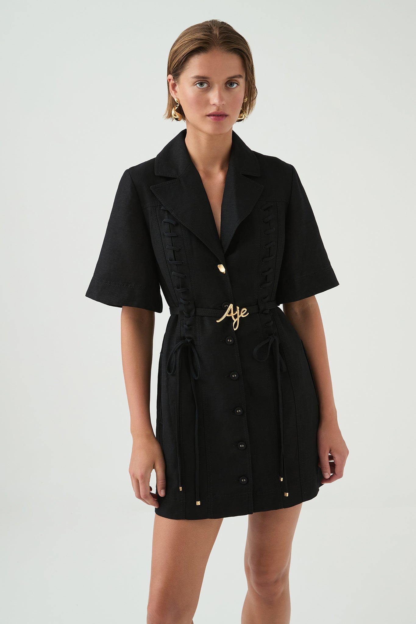 Ana Mini Dress | Black | Aje Aje International Ana Mini Dress | Black | Aje Aje International