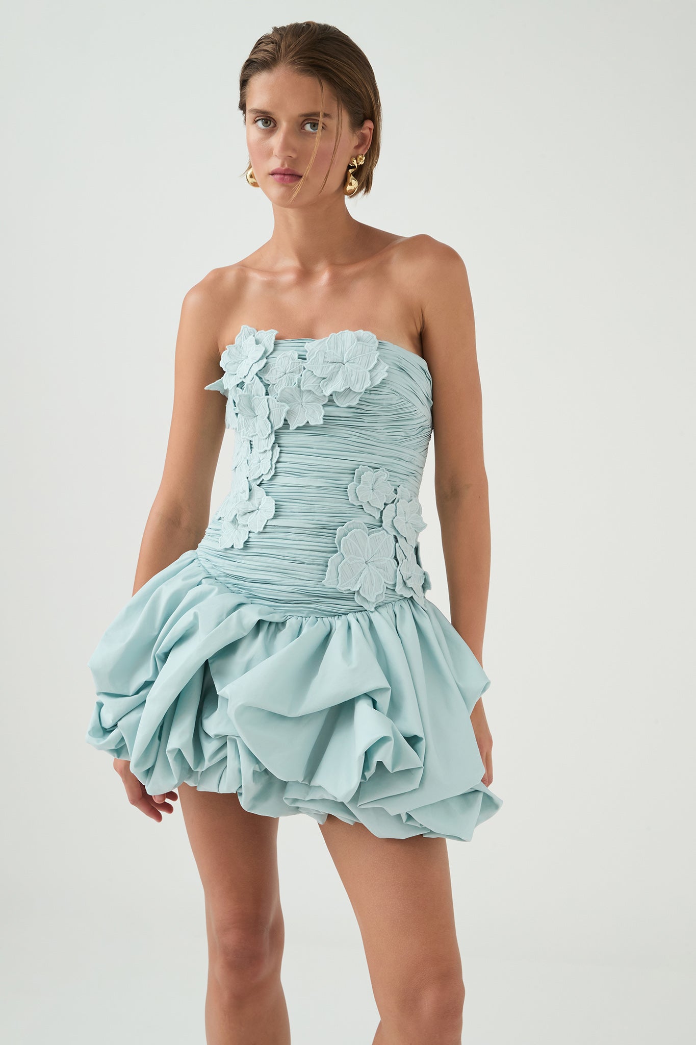 Splendour Mini Dress-SILVER BLUE / 4 Splendour Mini Dress-SILVER BLUE / 4