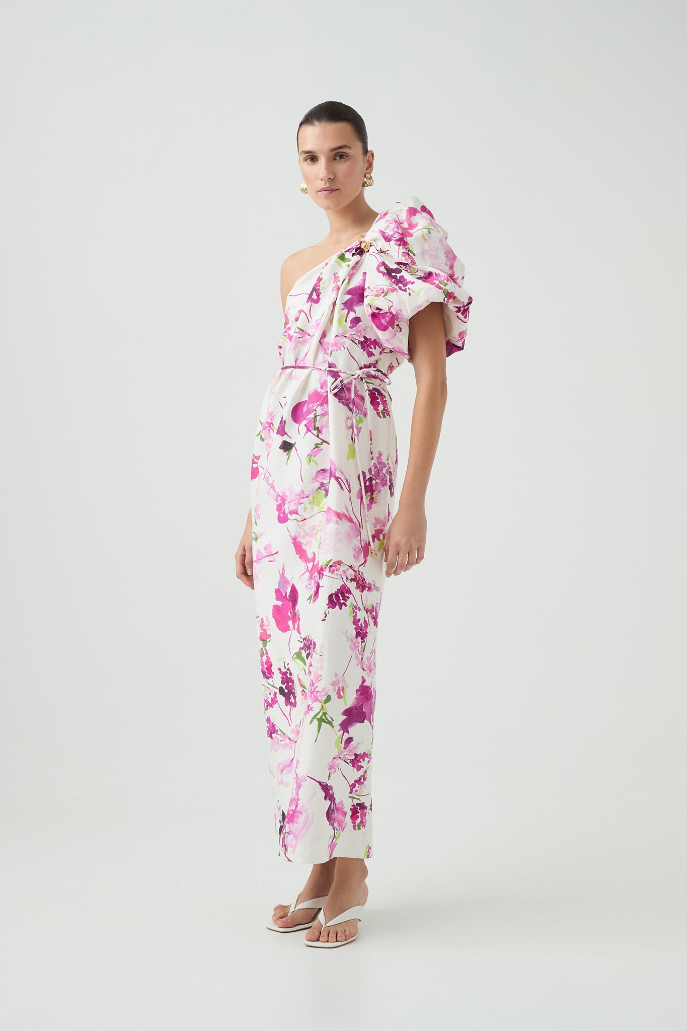 aje cira midi dress Cira Midi Dress-FRESH FLORA / 4