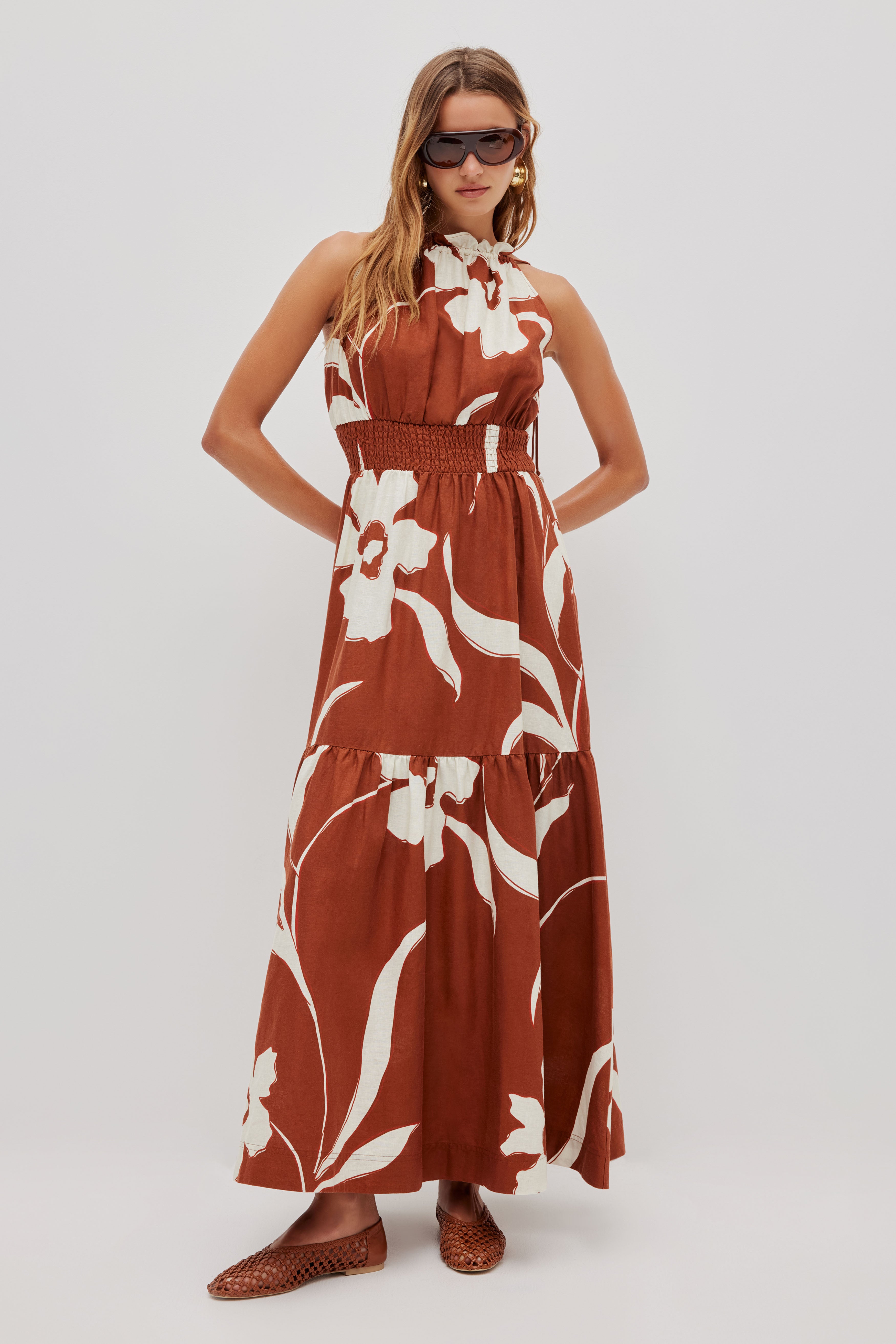 aje earthen trapeze maxi dress Earthen Trapeze Maxi Dress