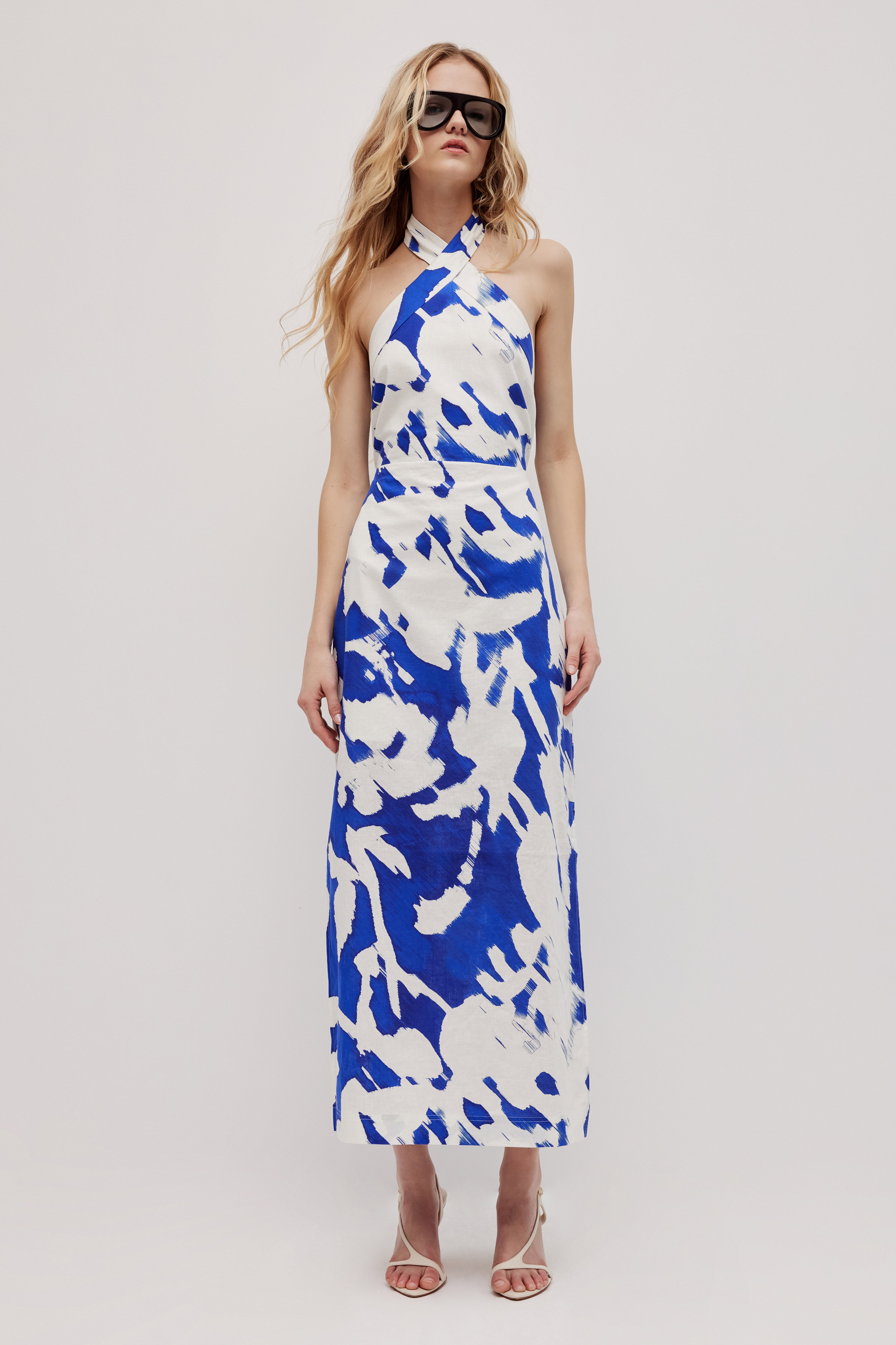 Mireya Halter Midi Dress Mireya Halter Midi Dress