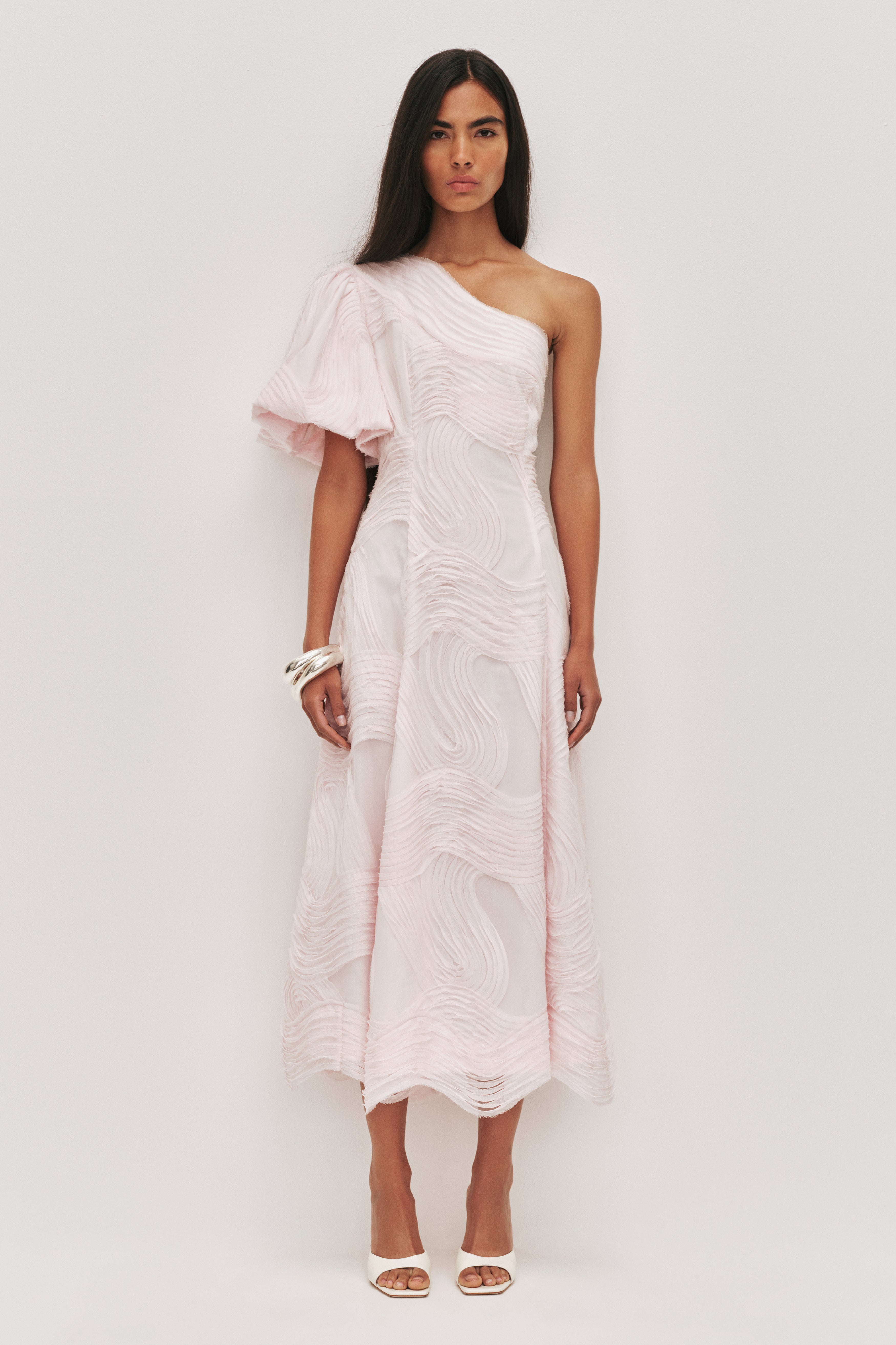 aje one shoulder dress Shop Aje