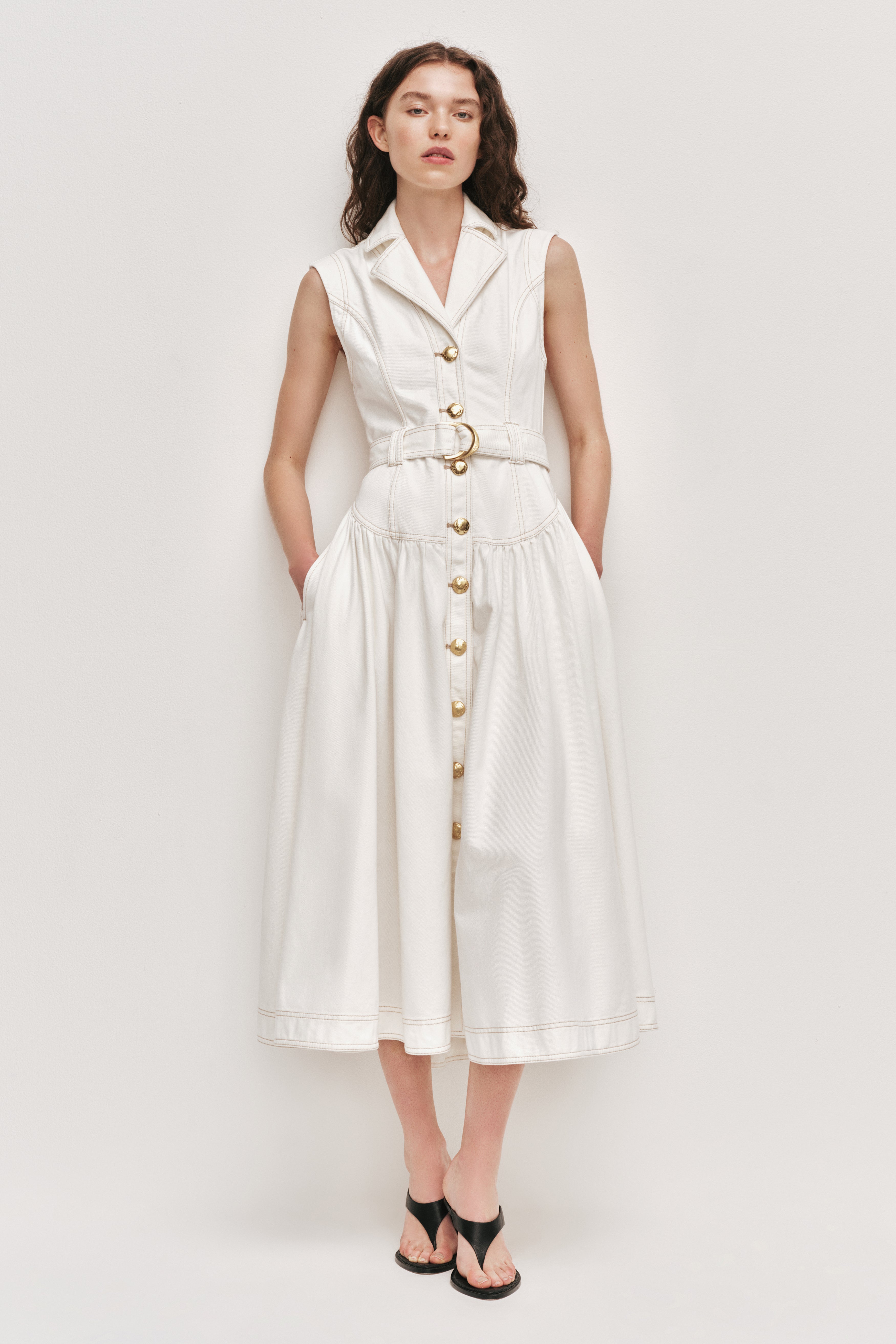 Liliana Denim Midi Dress