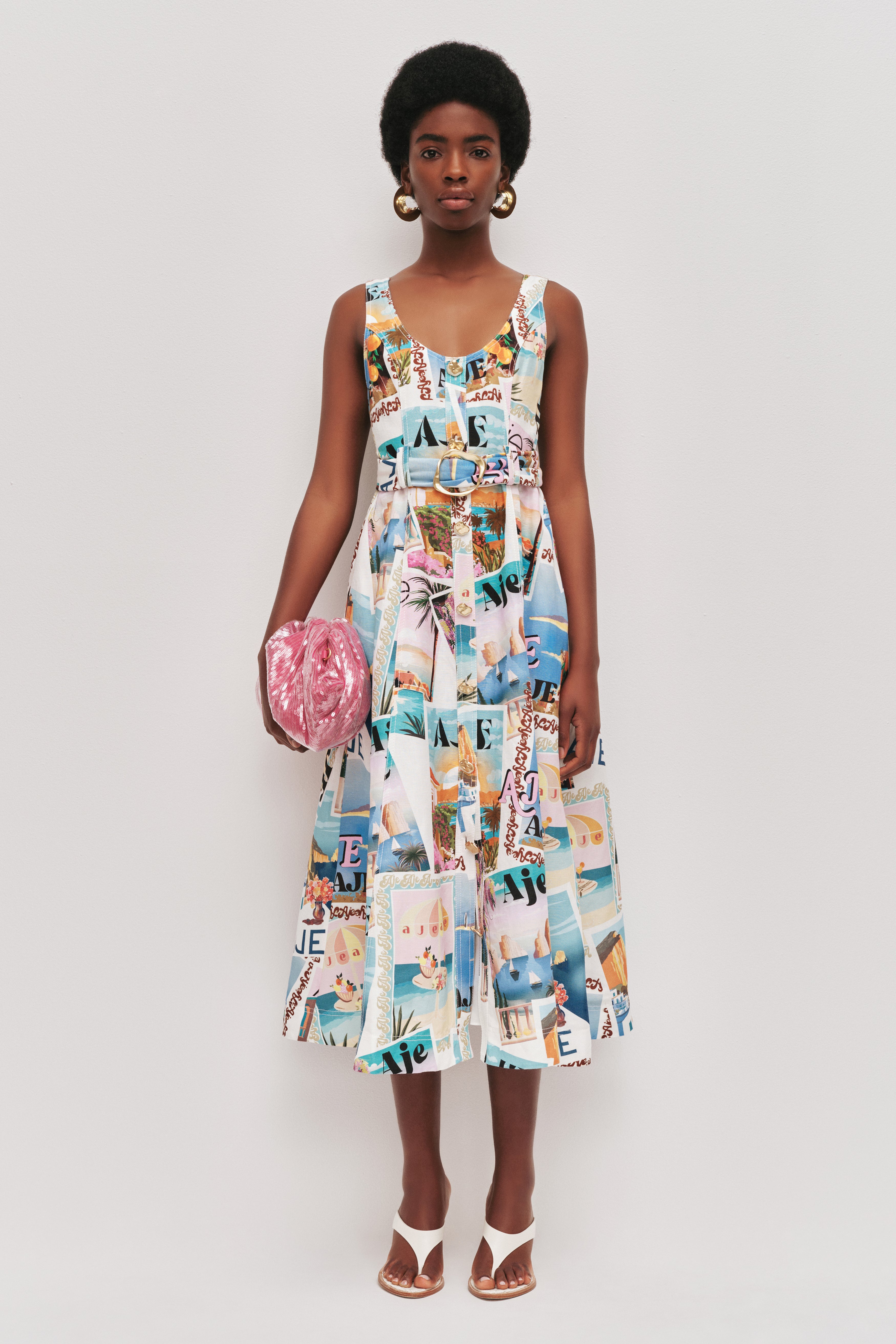 postcard midi dress Seaside Postcard Midi Dress