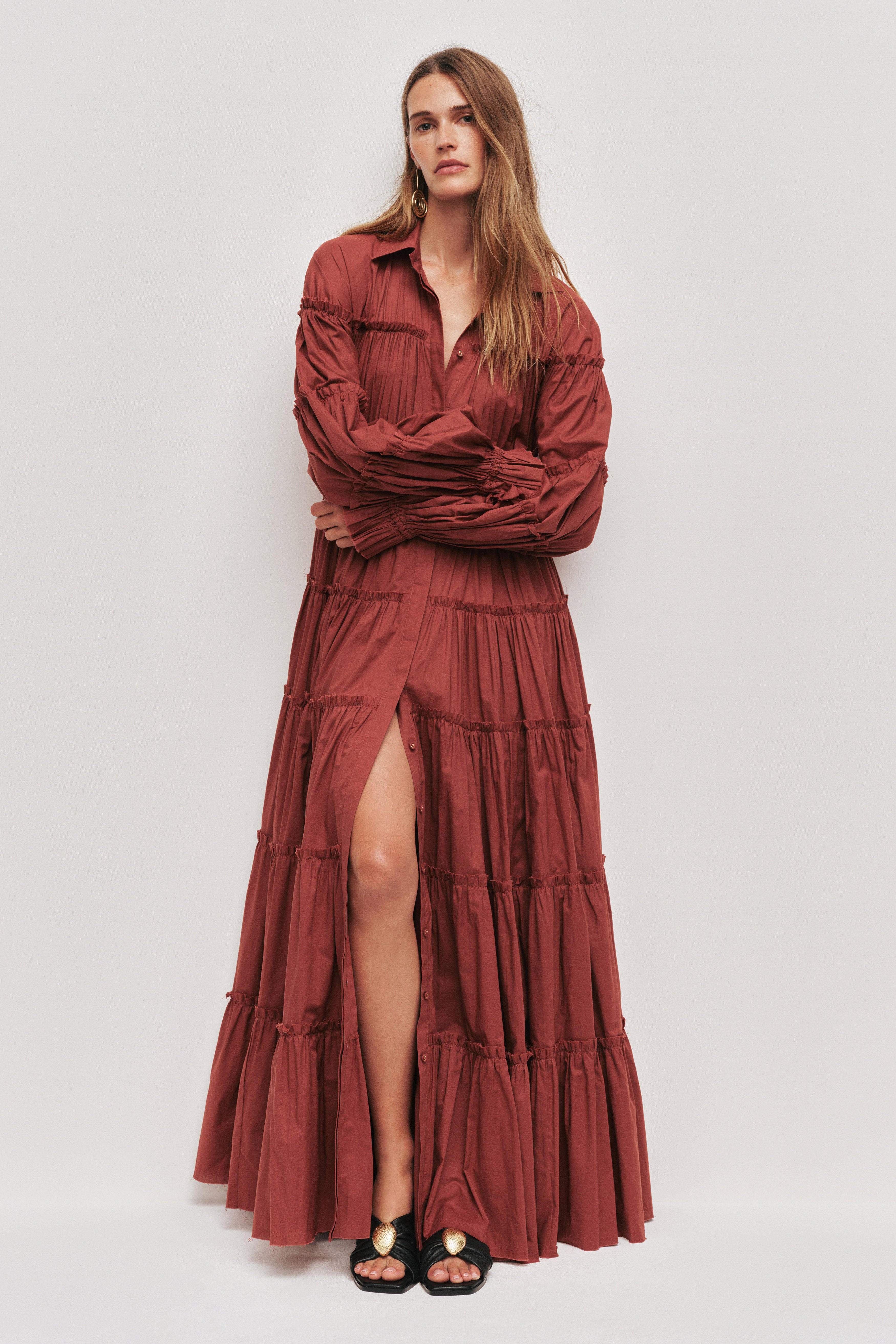 Cait Maxi Dress | Rust | Aje Aje International Cait Maxi Dress | Rust | Aje Aje International