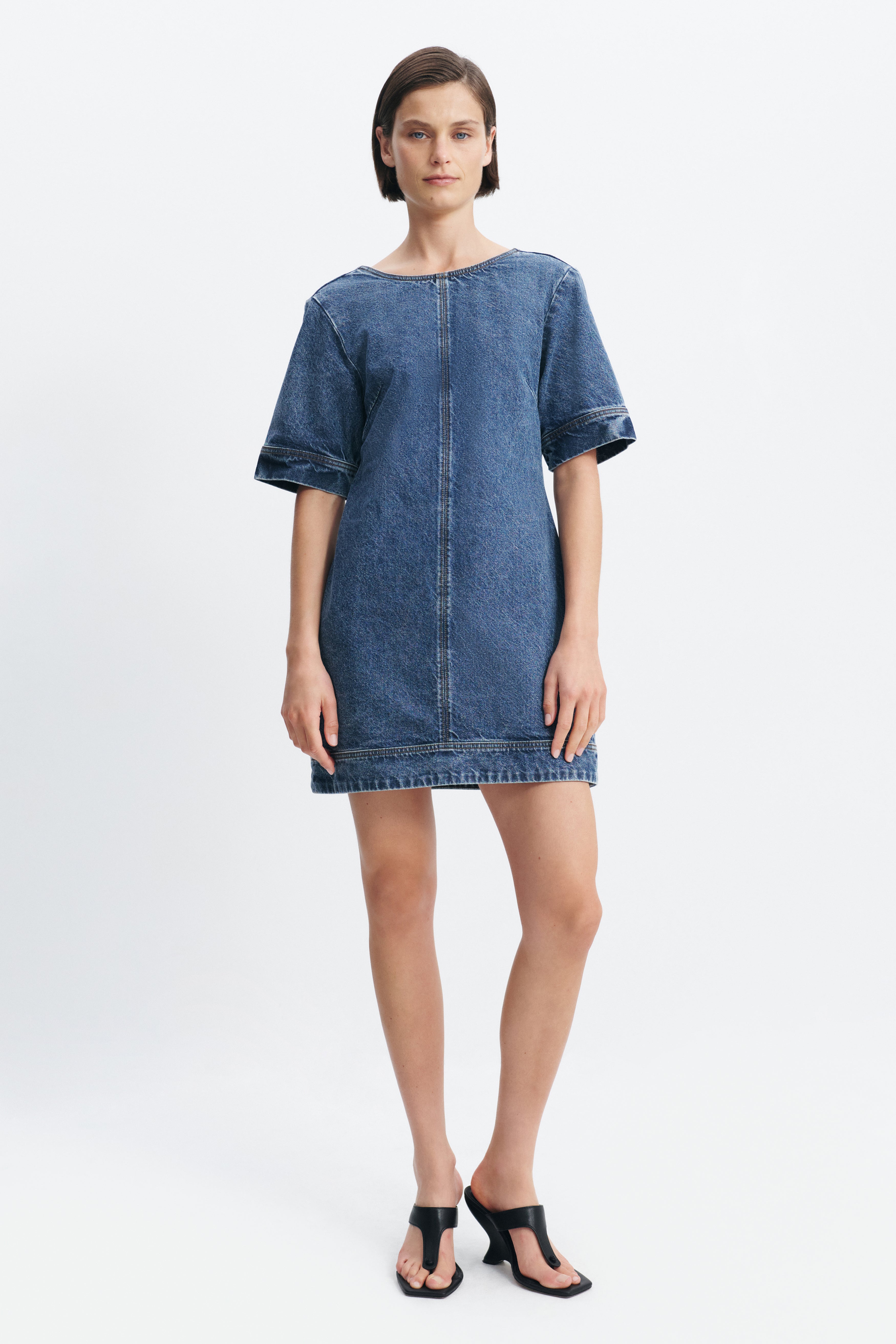 Olivia Denim Mini Dress