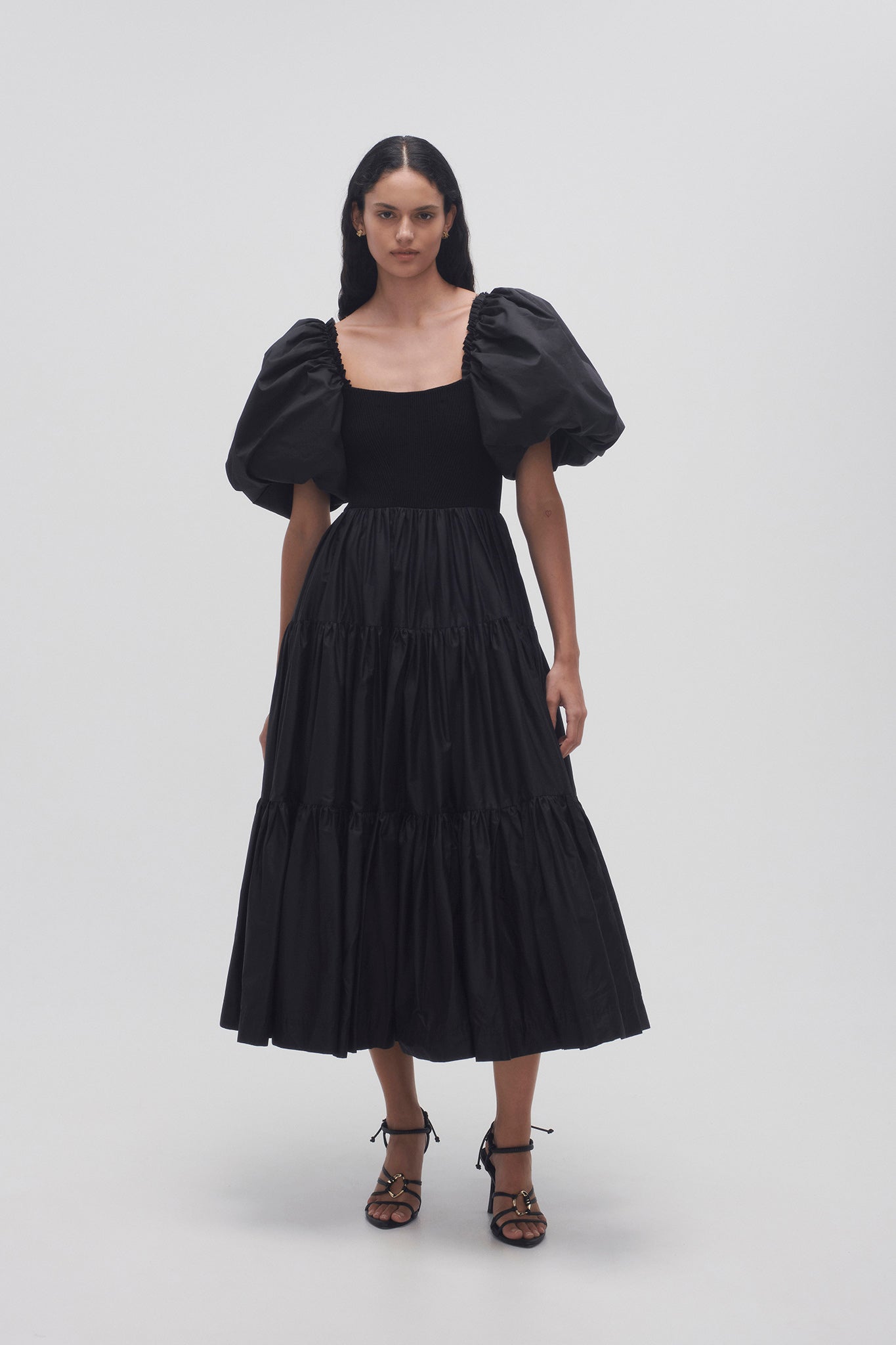 Casa Puff Sleeve Midi Dress Casa Puff Sleeve Midi Dress