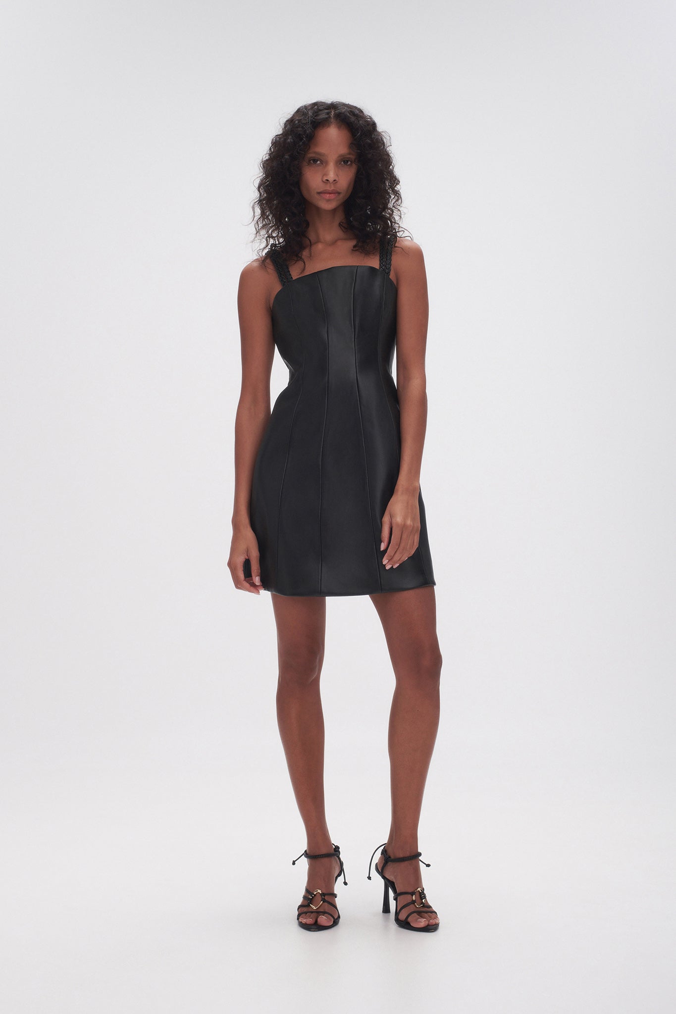 Osa Braided Mini Dress-Black / 16 Osa Braided Mini Dress-Black / 16