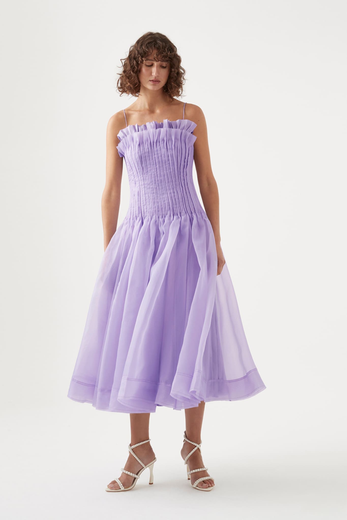 purple aje dress Adelie Puff Sleeve Mini Dress-PLUM PURPLE / 4