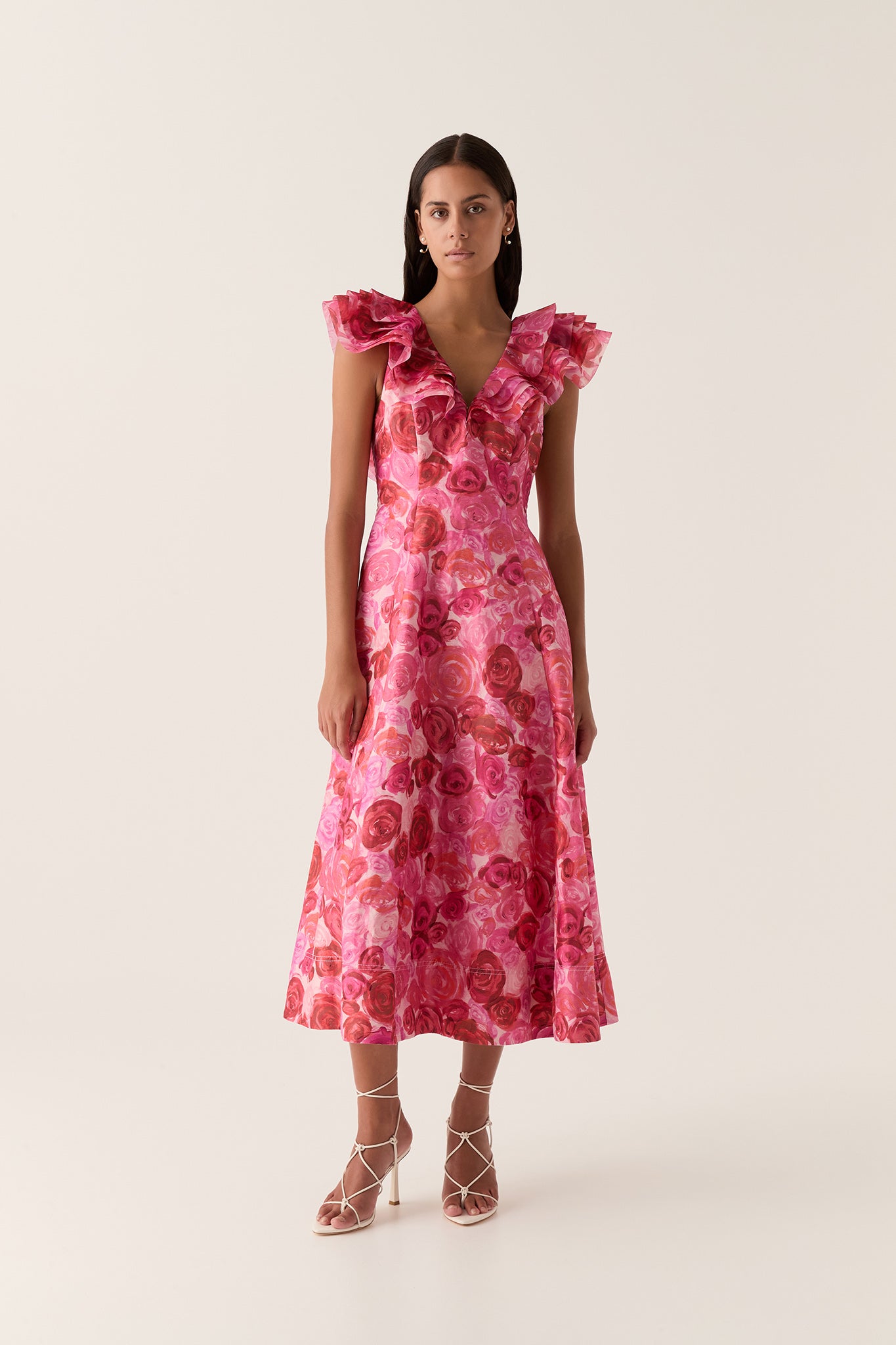 Enchanted Plunge Midi Dress Enchanted Plunge Midi Dress