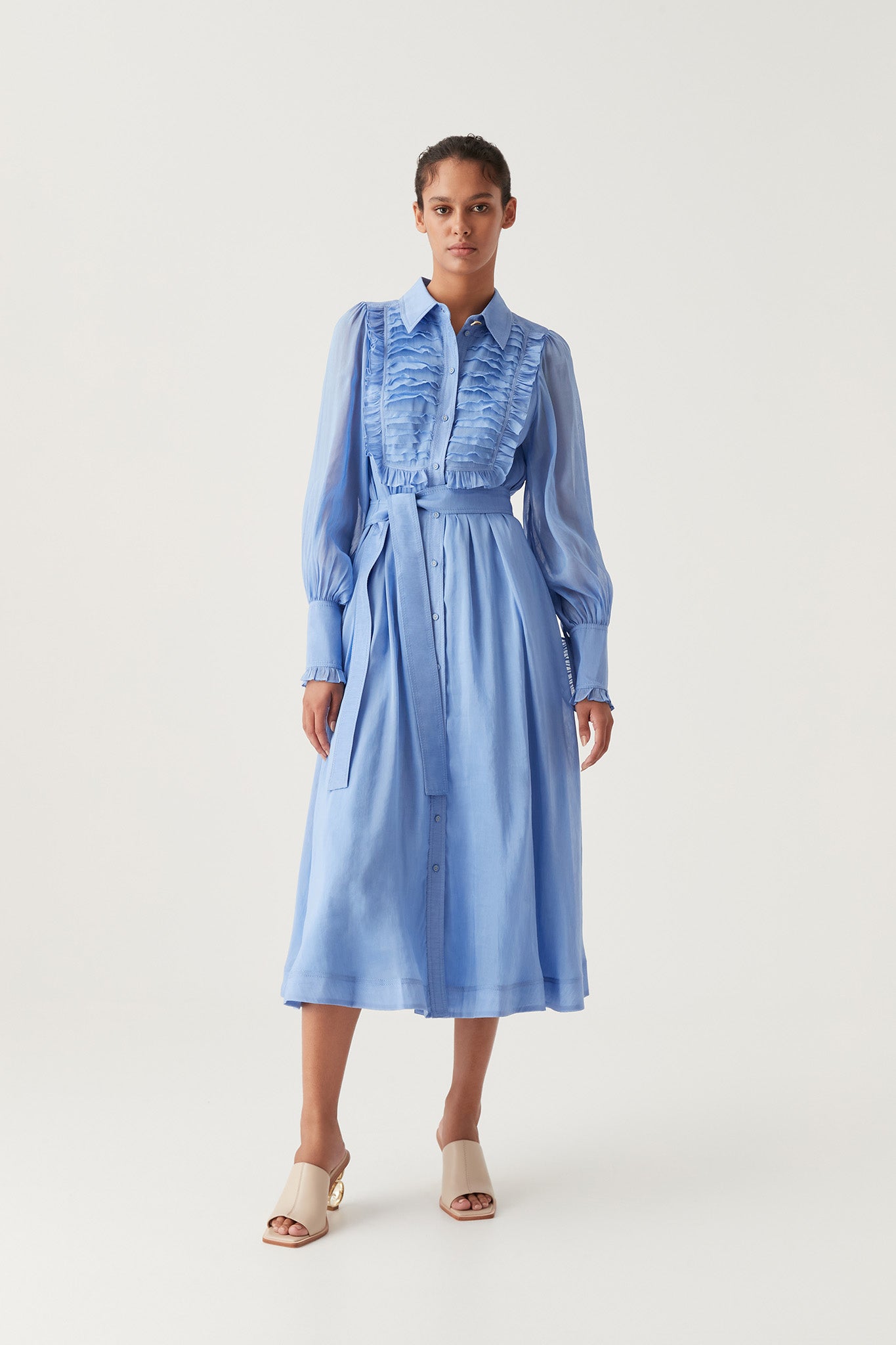 pleated bib dress Hanley Mellon Women's Pleated Bib Dress