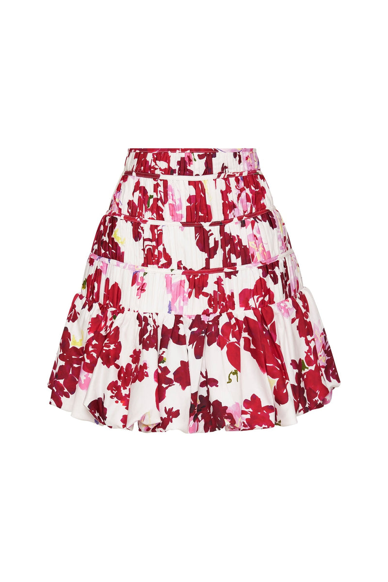 La Vie Bubble Mini Skirt | Roses Of Provence Print | Aje – Aje World