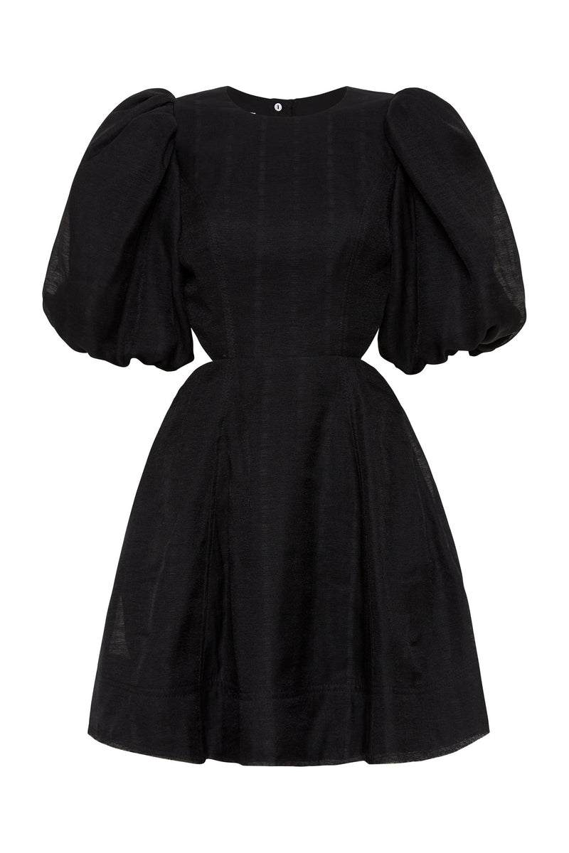Bouquet Puff Sleeve Mini Dress | Black | Aje – Aje World