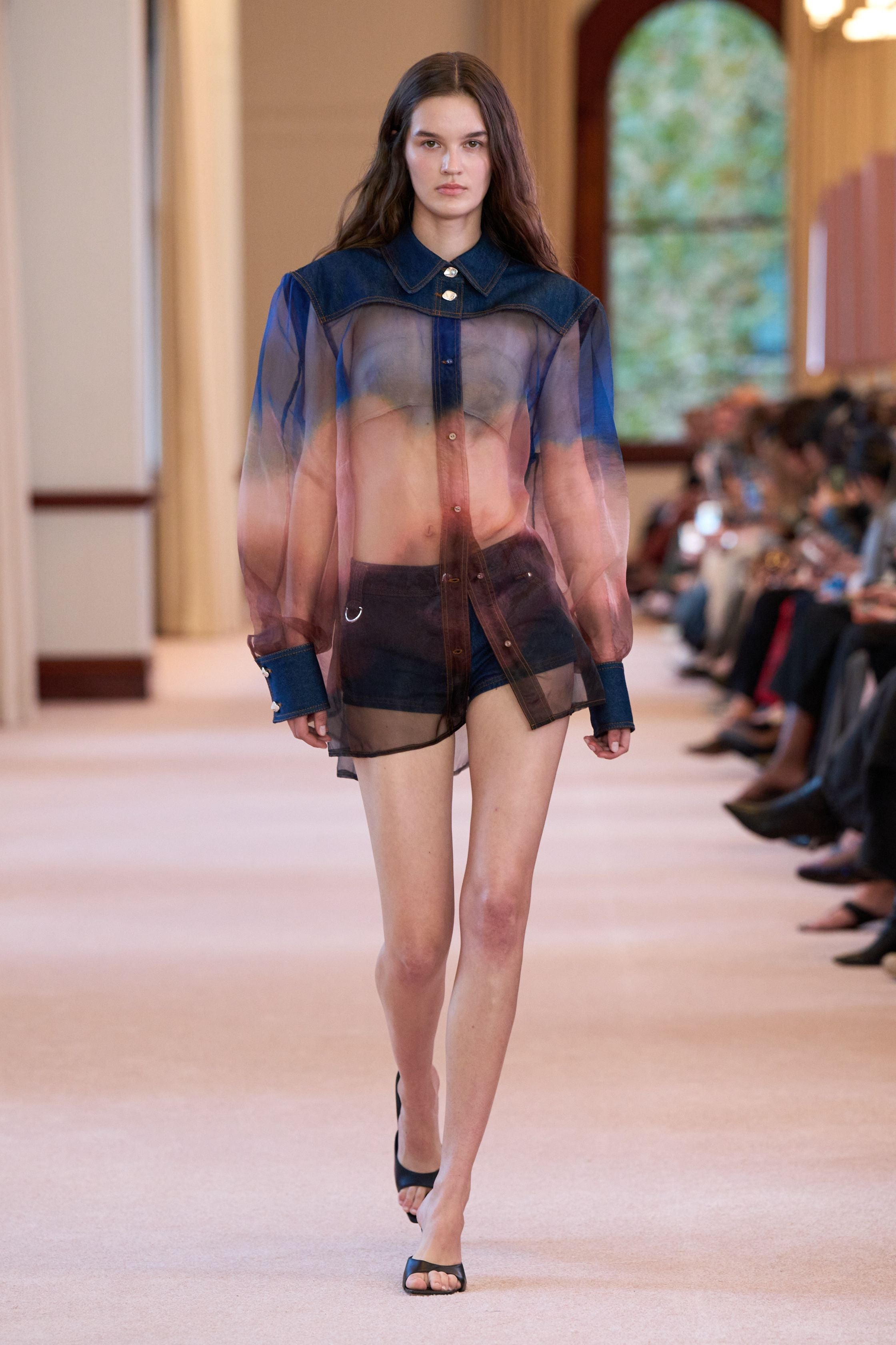 Remie Denim Contrast Shirt