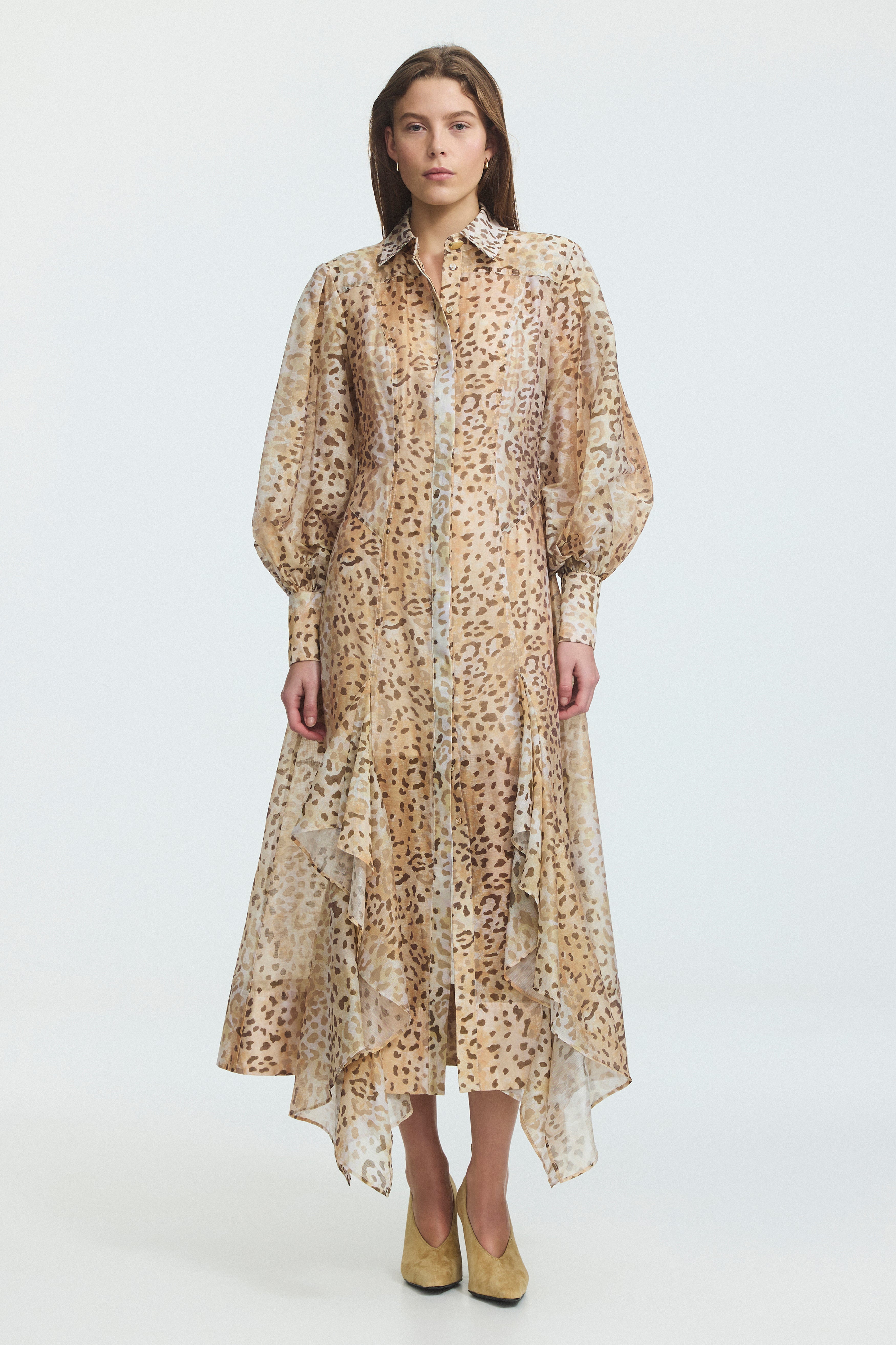 Caelia Midi Shirt Dress