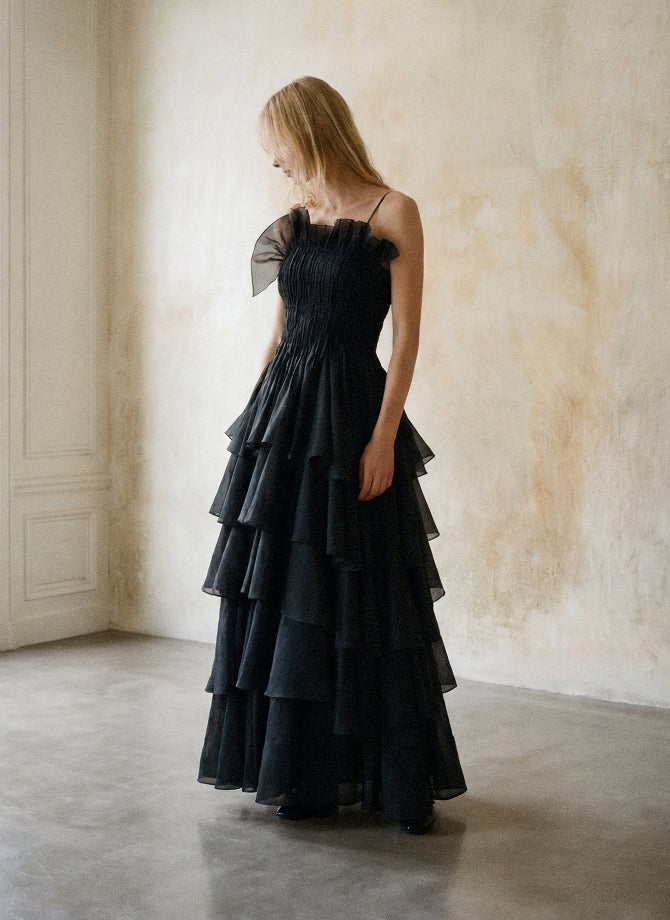 Gilda Bell Sleeve Midi Dress | Wild Hydrangea | Aje – Aje