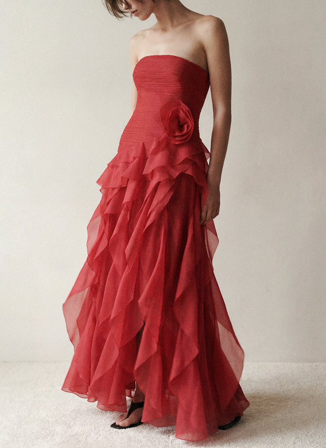 Splendour Flower Gown | Pastel Pink | Aje – Aje International