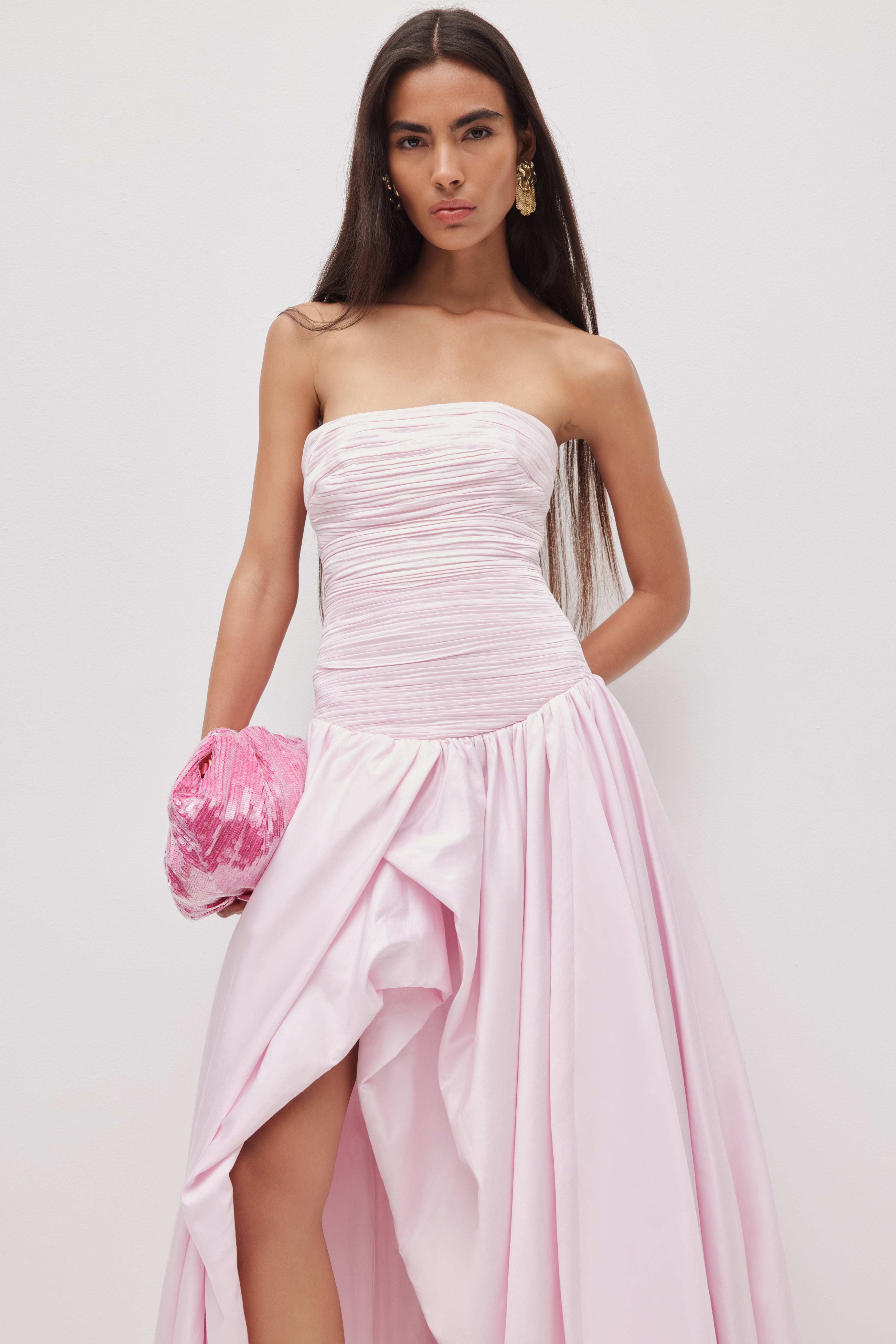 Violette Bubble Hem Maxi Dress