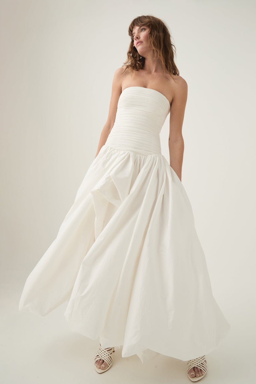 Violette Bubble Hem Maxi Dress