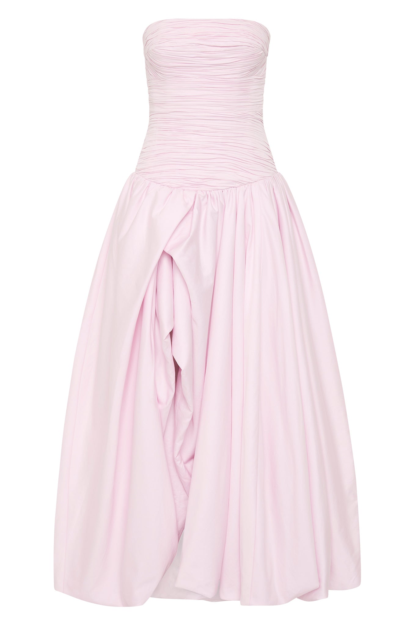 Violette Bubble Hem Maxi Drs-PASTEL PINK / 4 Violette Bubble Hem Maxi Drs-PASTEL PINK / 4