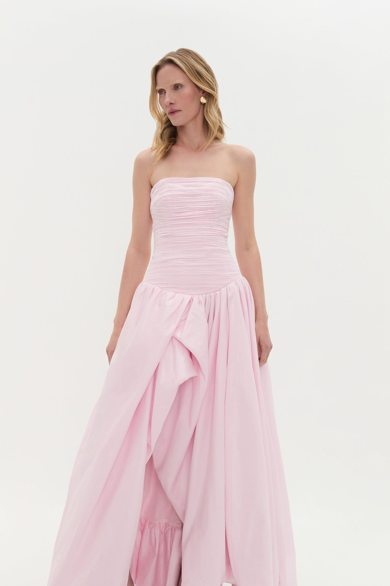 aje light pink bubble dress we've added the gorgeous #aje violette bubble gown pastel pink as seen on gorgeous @eloisemumme now available to hire for your next event tap to shop! All bookings via