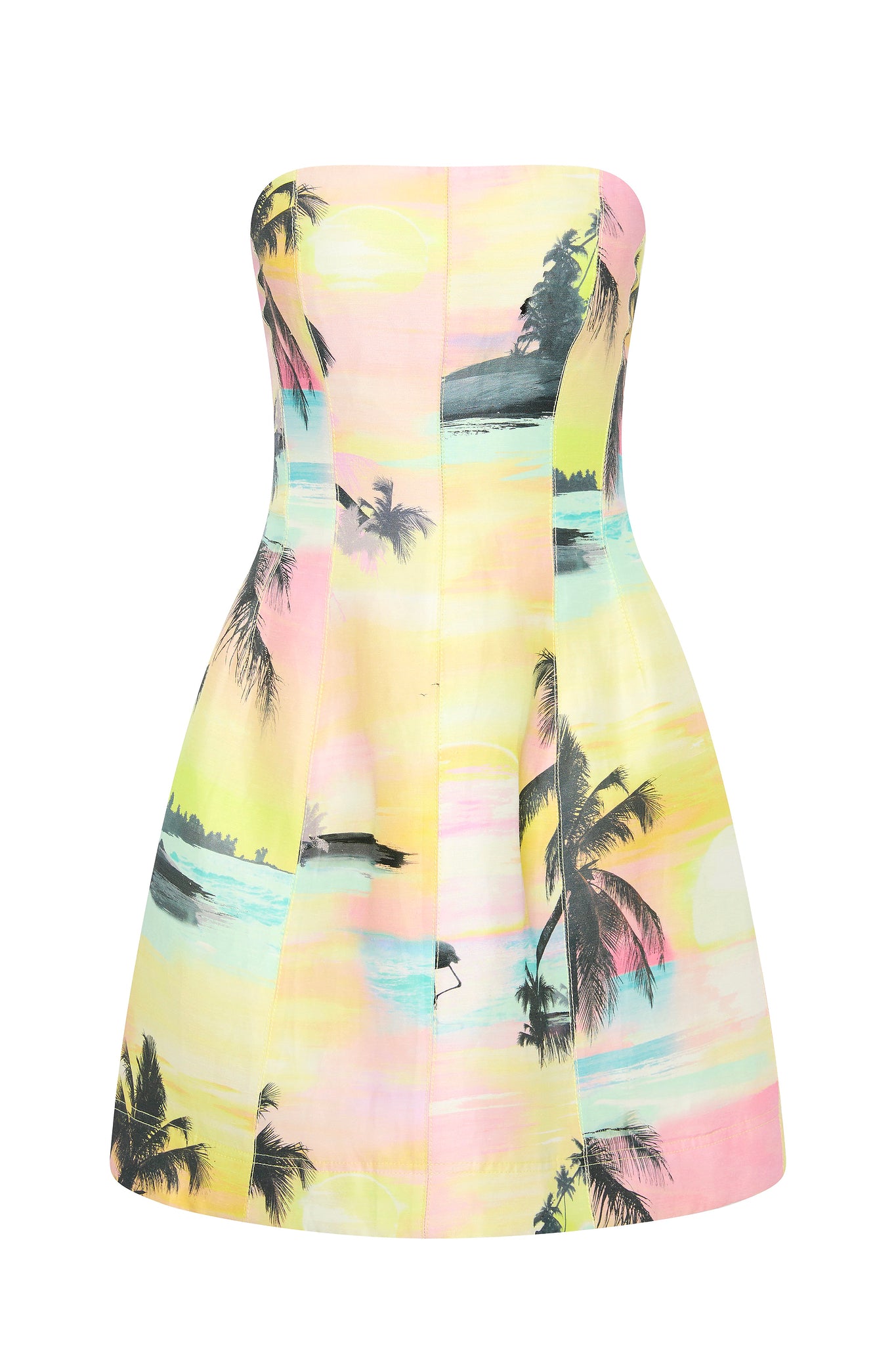 aje strapless mini dress Baret Strapless Mini Dress