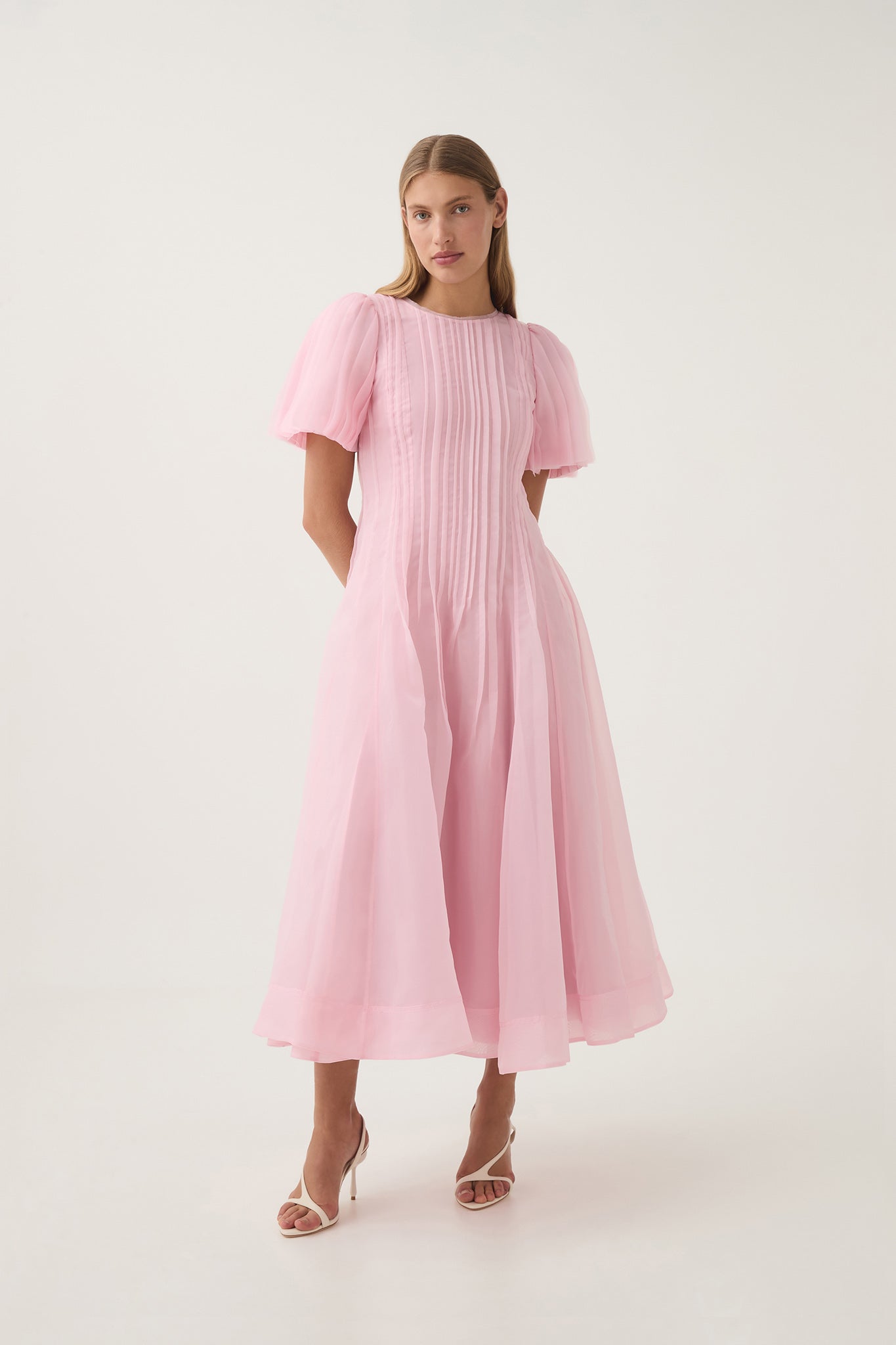 Formal Event Pleated Dress Styling