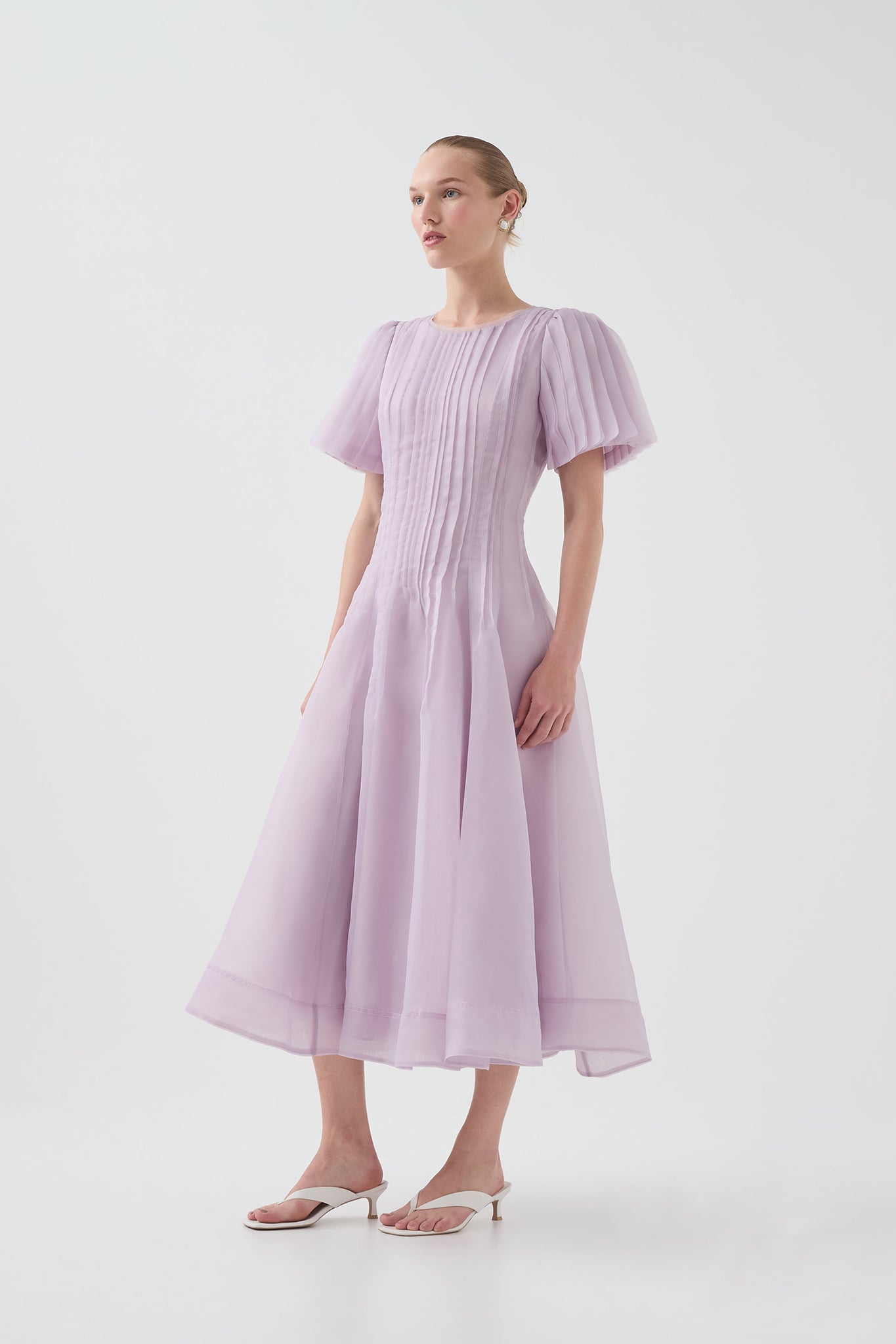 purple aje dress Clover Mini Dress-LILAC DAWN / 4