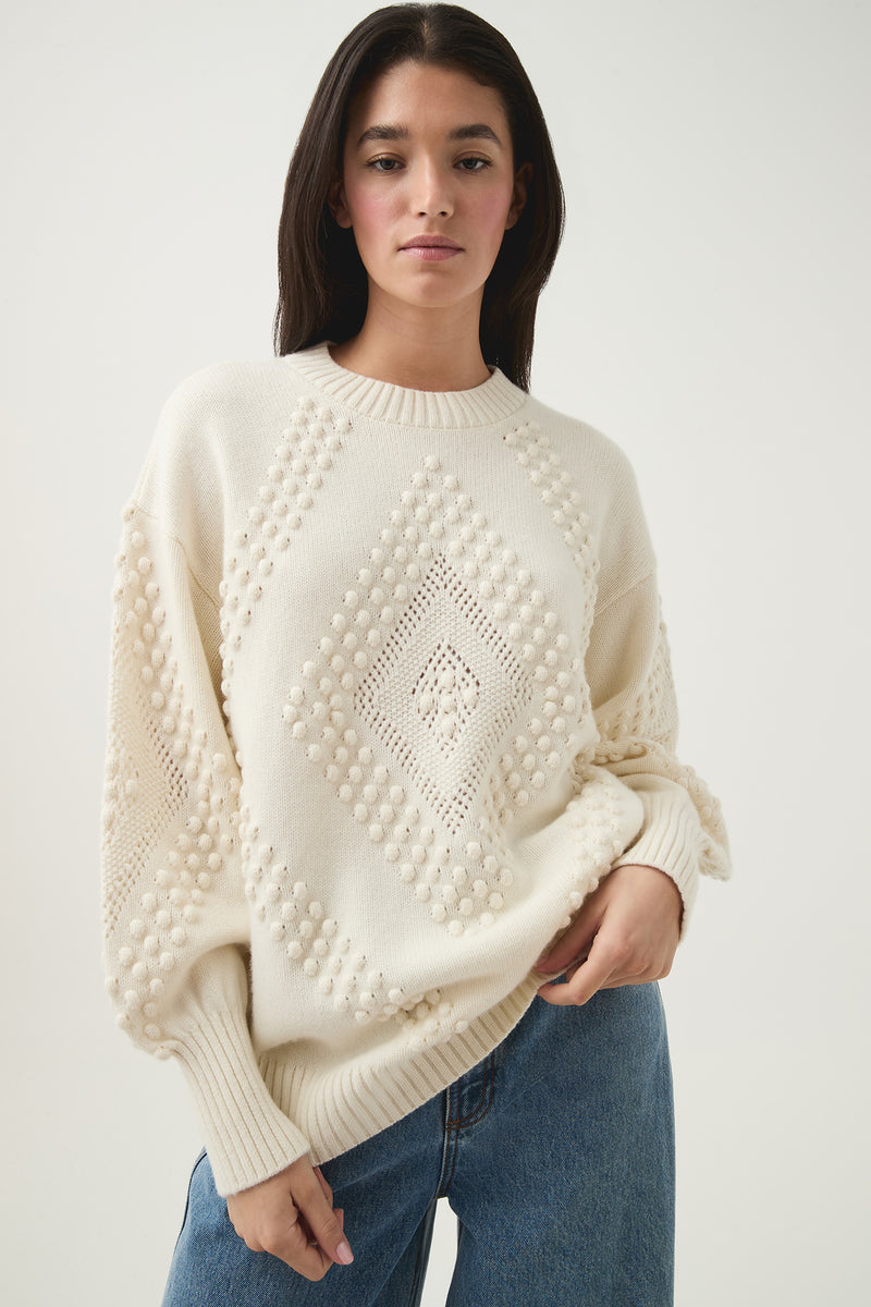 Mirelle Oversized Knit | Ivory | Aje – Aje ROW