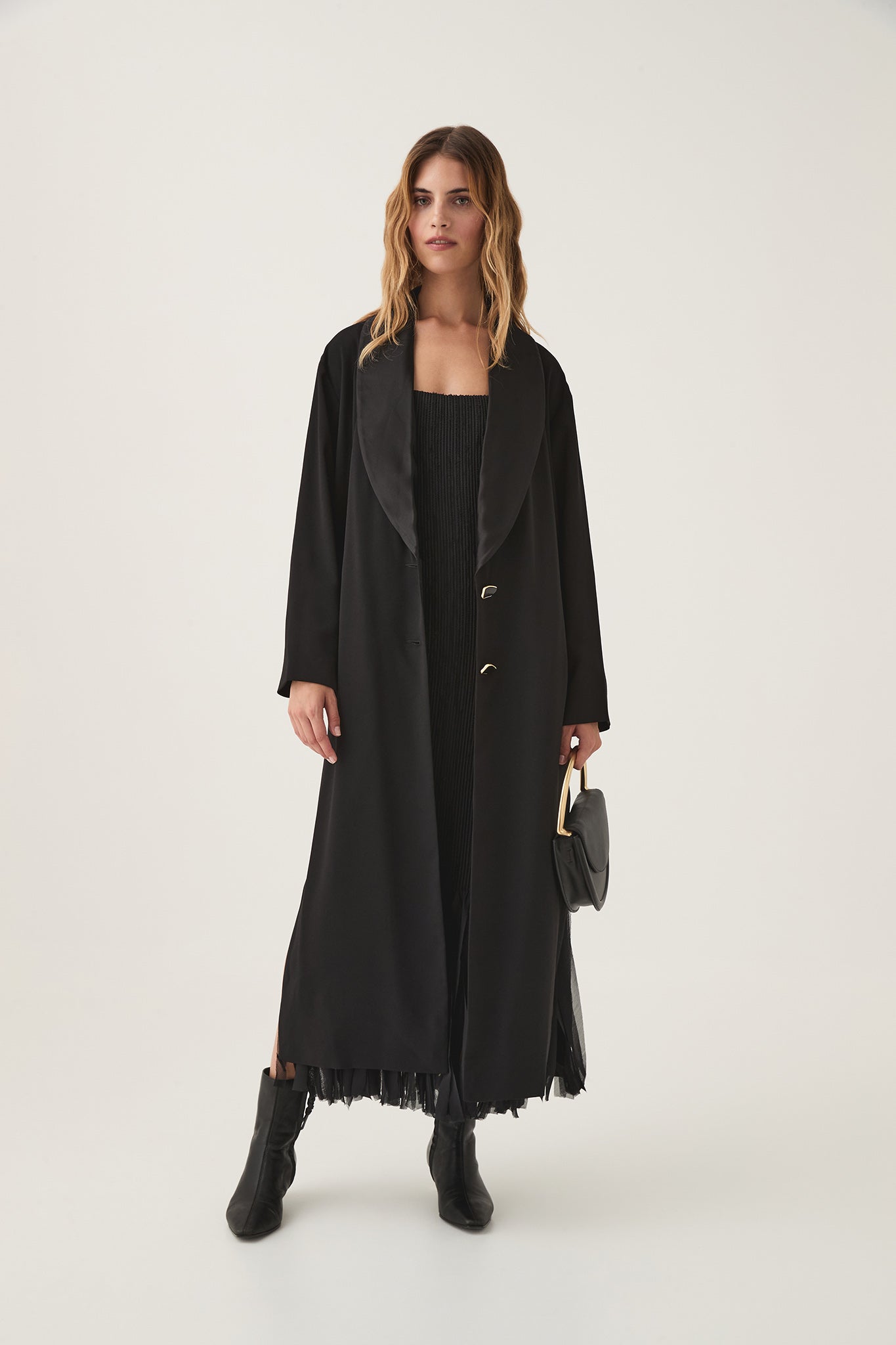 aje black fringe dress Aje. Exclusive Rushes Raffia-trimmed Knit Midi Dress in Black