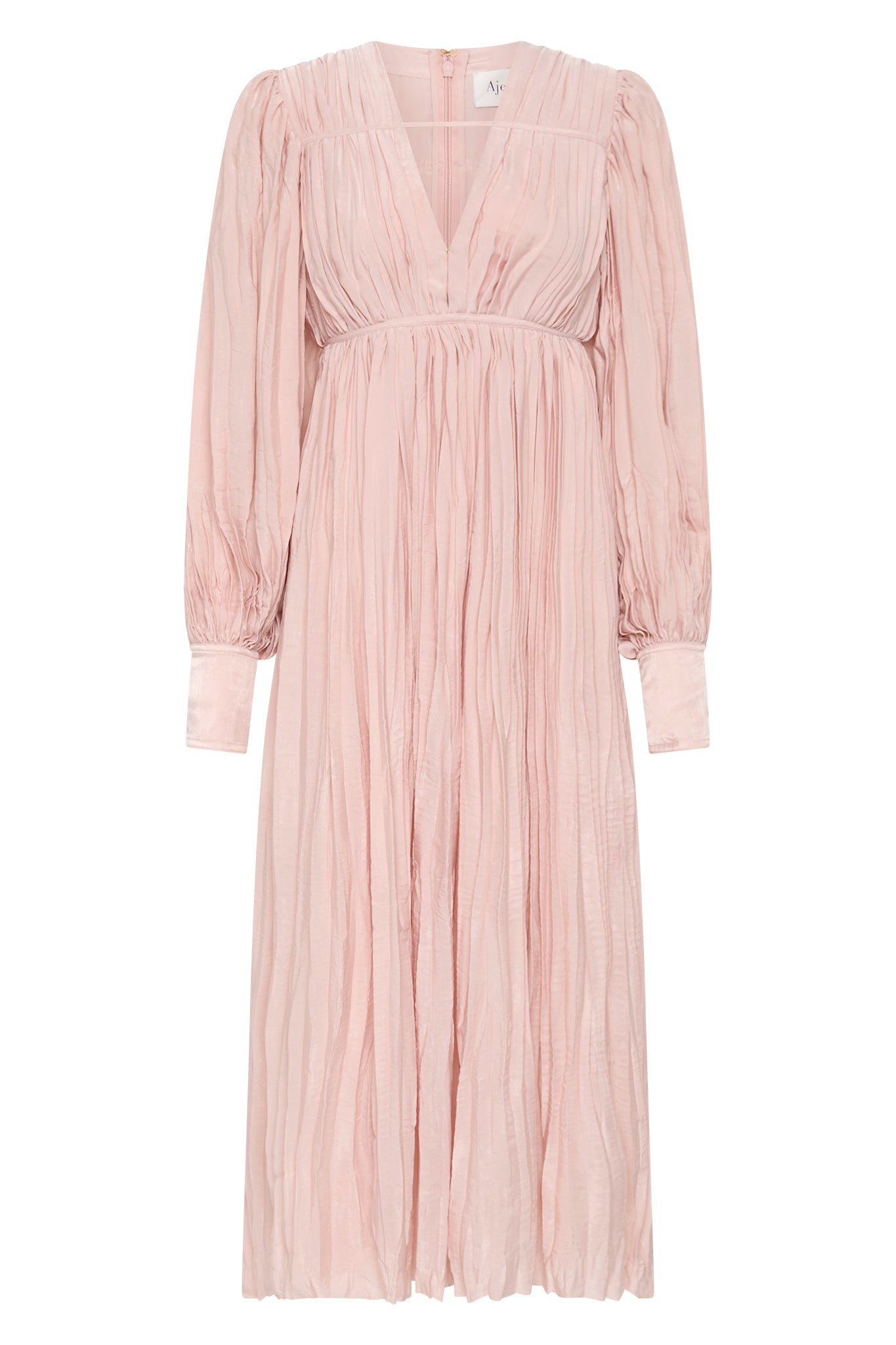 Catalyst Pleated Midi Dress-BLUSH PINK / 6