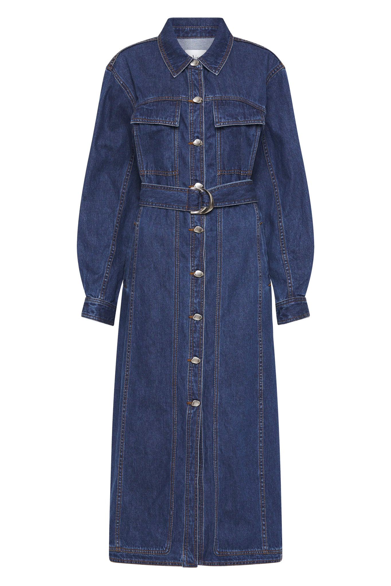 aje denim midi dress Denim Dresses Aje International