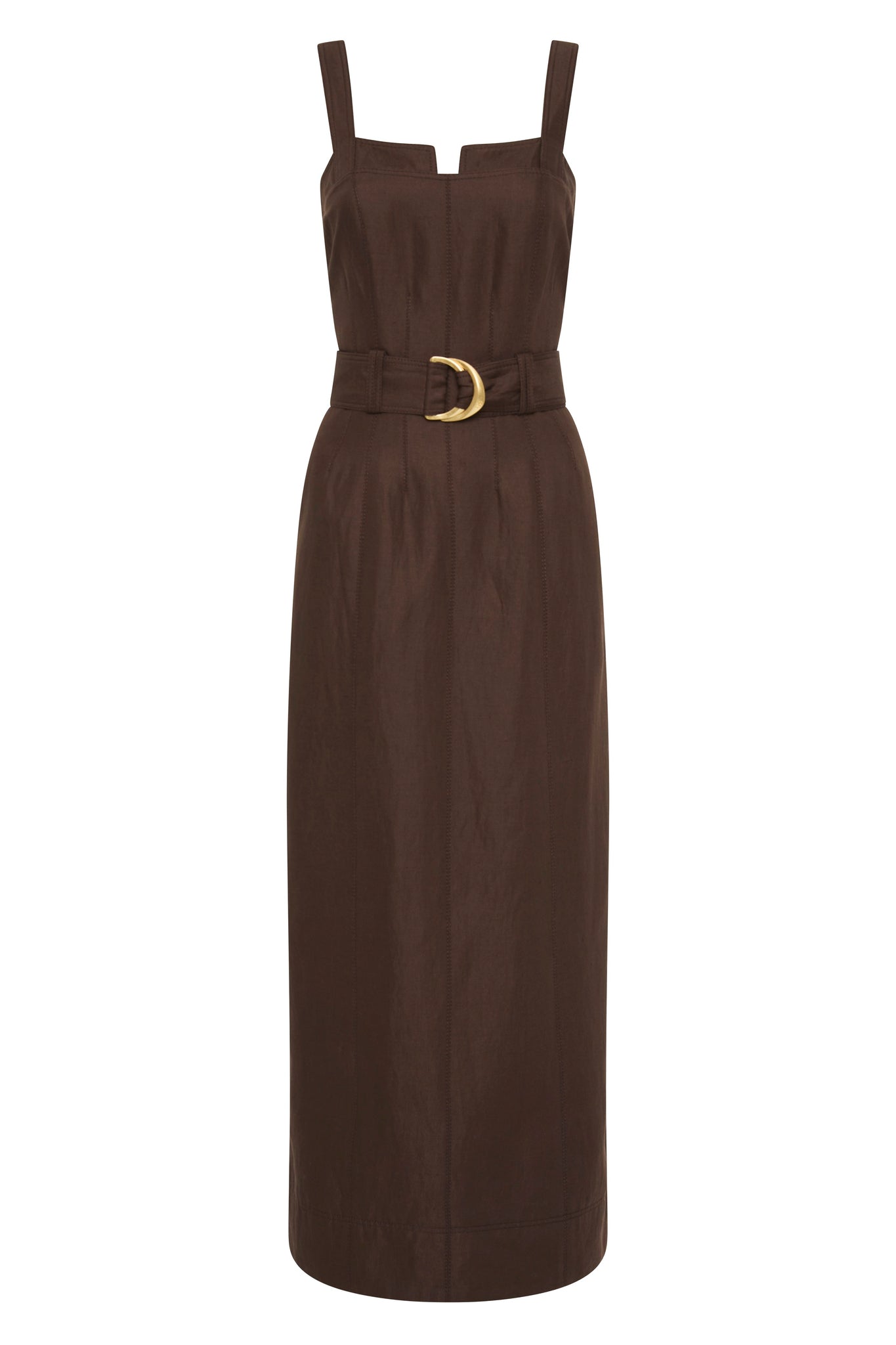 brown aje dress Star Midi Dress | Chocolate