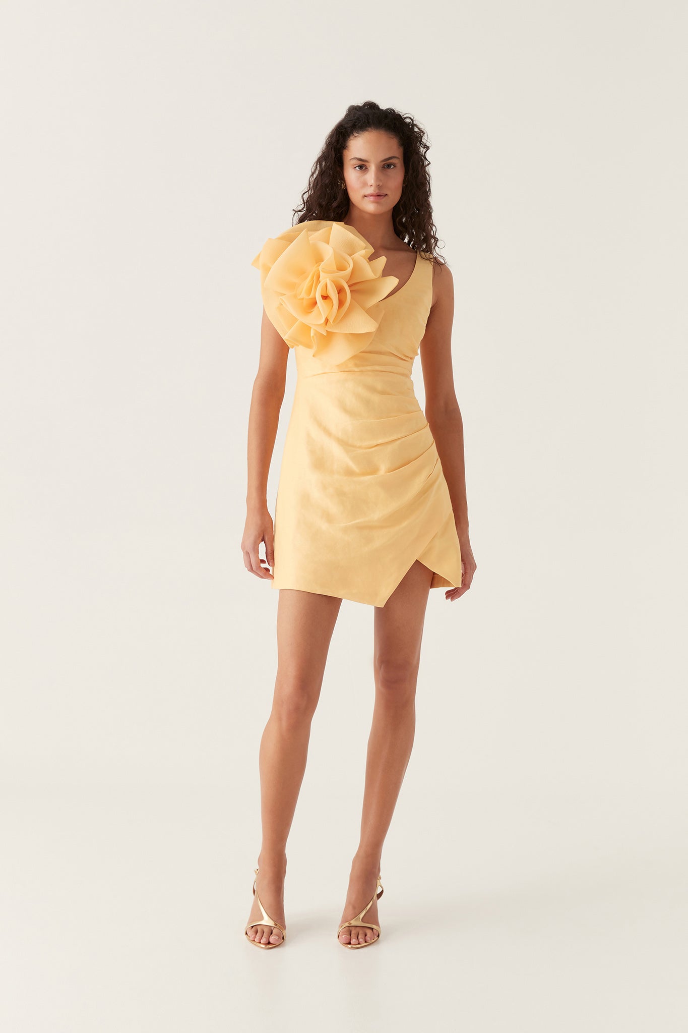 Energy Mini Dress, Marigold Yellow