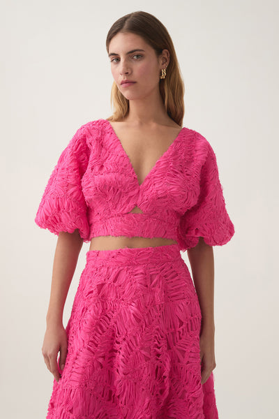 Florential Textured Top | Azalea Pink | Aje – Aje International