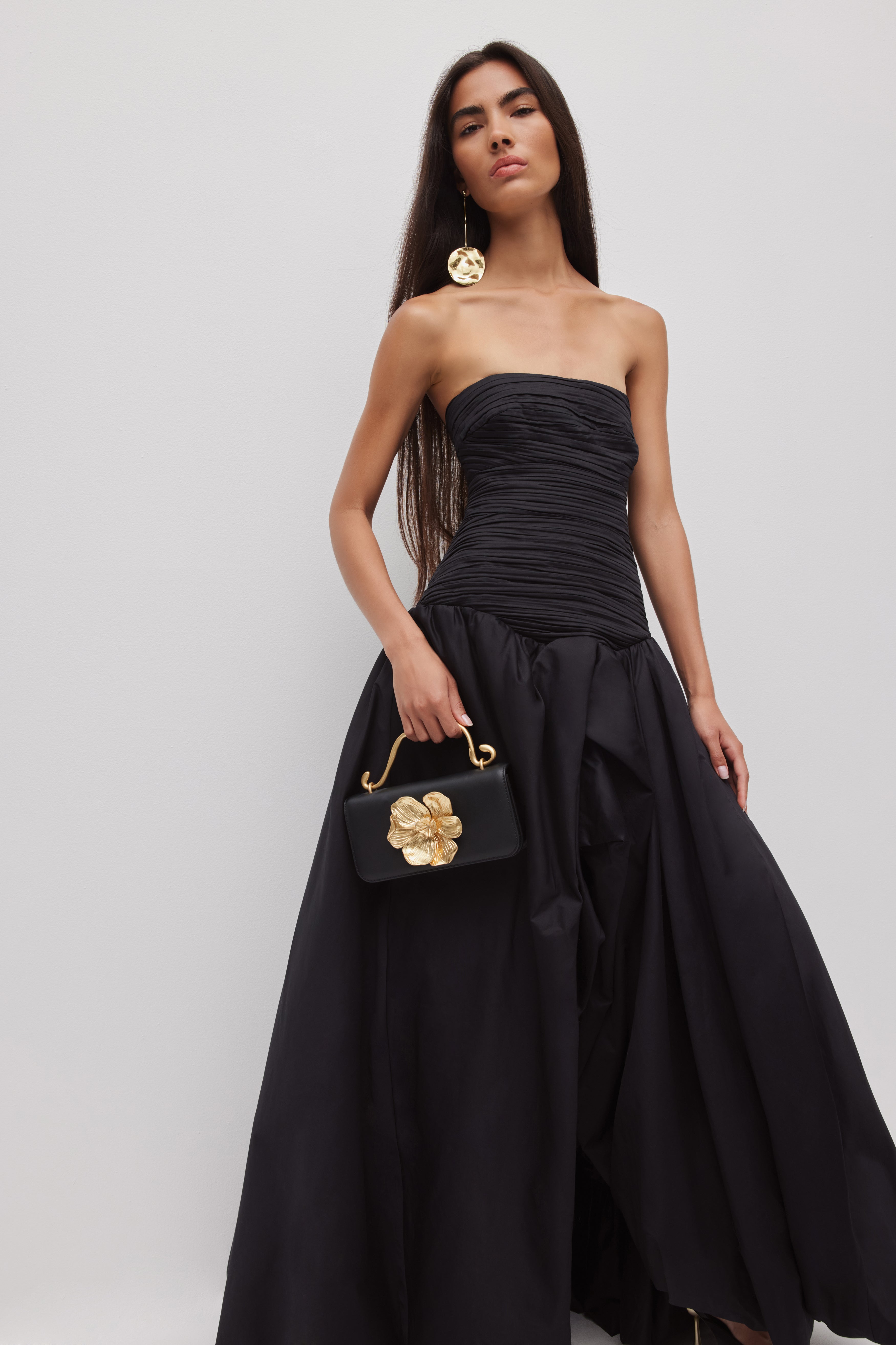Violette Bubble Hem Maxi Dress | Black | Aje Aje International Violette Bubble Hem Maxi Dress | Black | Aje Aje International