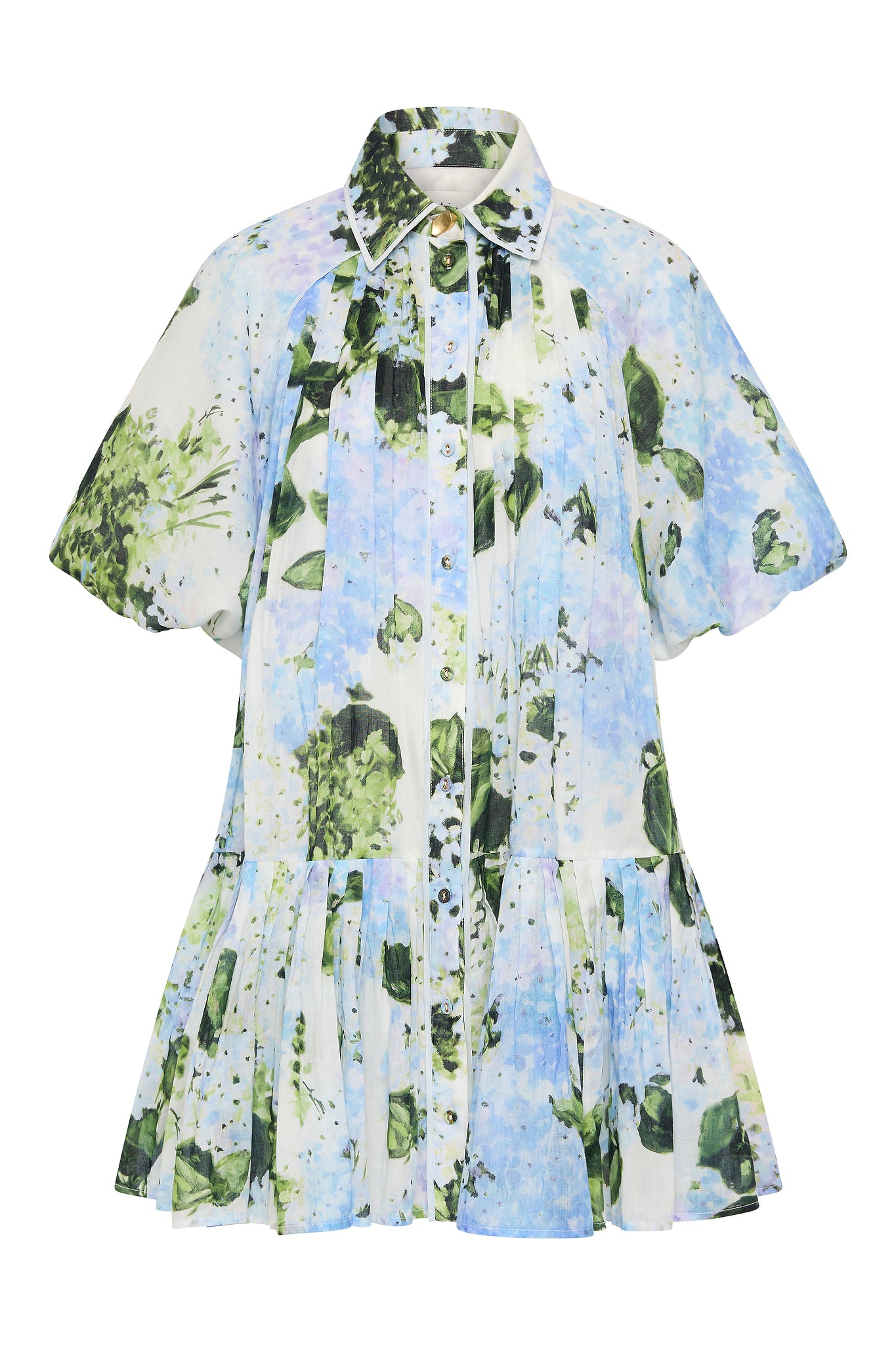 Anthea Mini Smock Dress-BLUE HYDRANGEA / 4 Anthea Mini Smock Dress-BLUE HYDRANGEA / 4