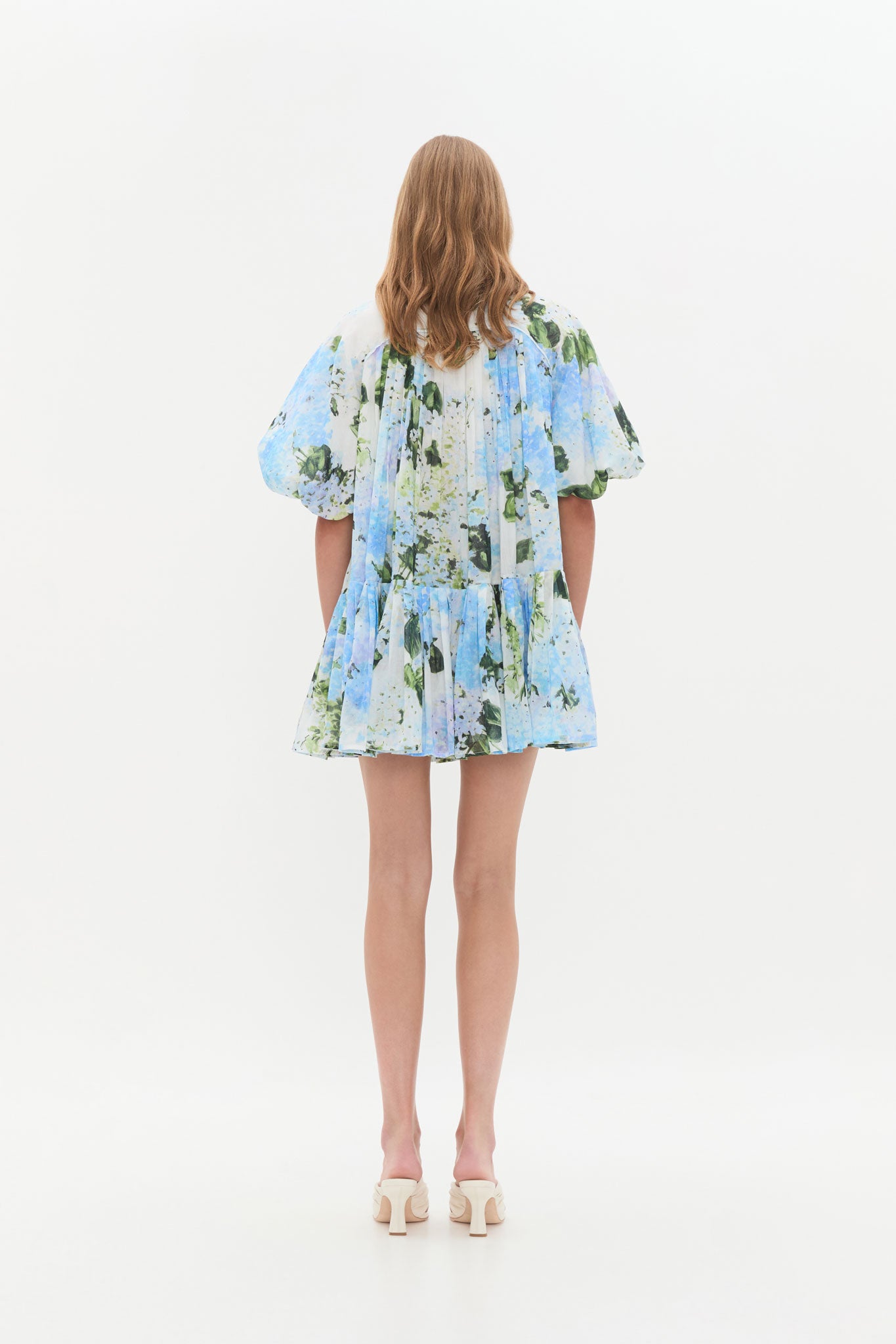 Anthea Mini Smock Dress-BLUE HYDRANGEA / 4 Anthea Mini Smock Dress-BLUE HYDRANGEA / 4